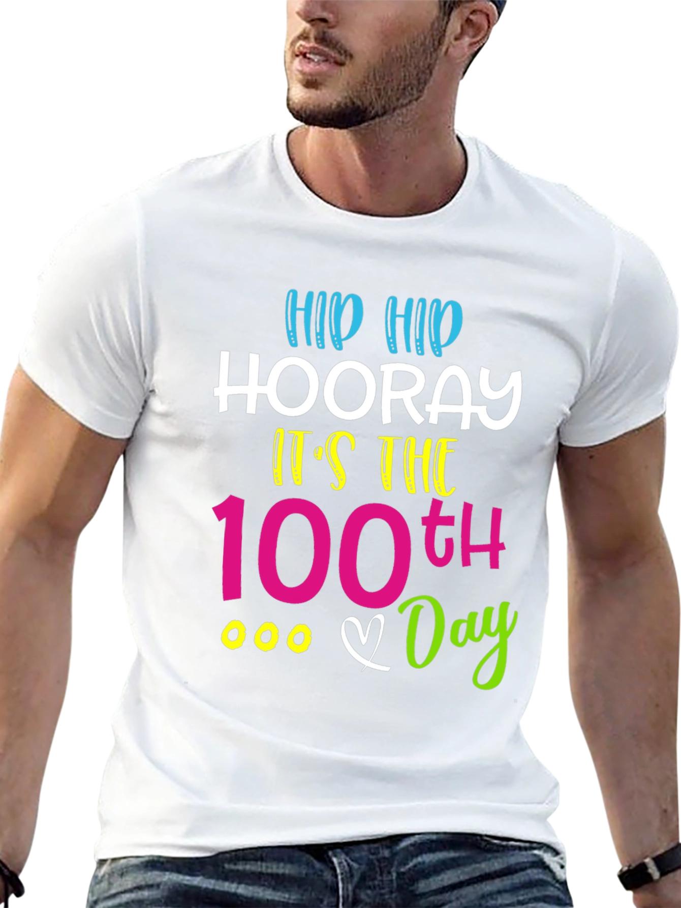 100th Day of School T-Shirt: Hip Hip Hooray