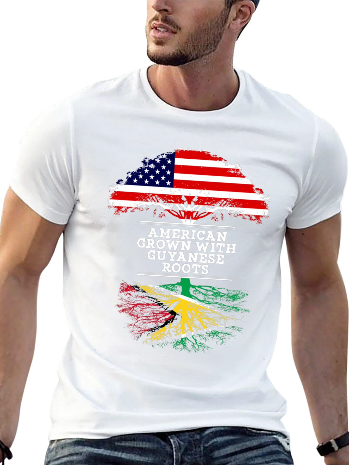 American Grown with Guyanese Roots T-Shirt
