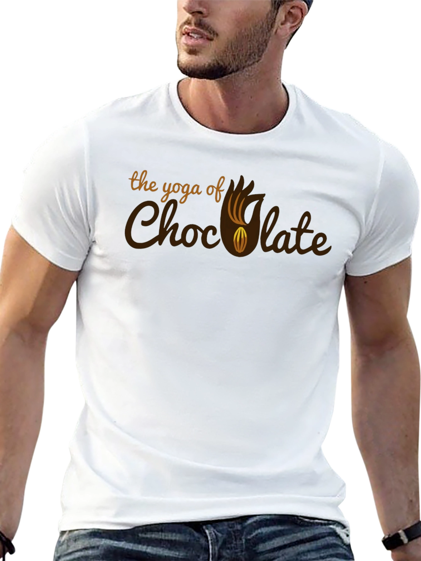 Yoga of Chocolate Graphic Tee - Unique Design