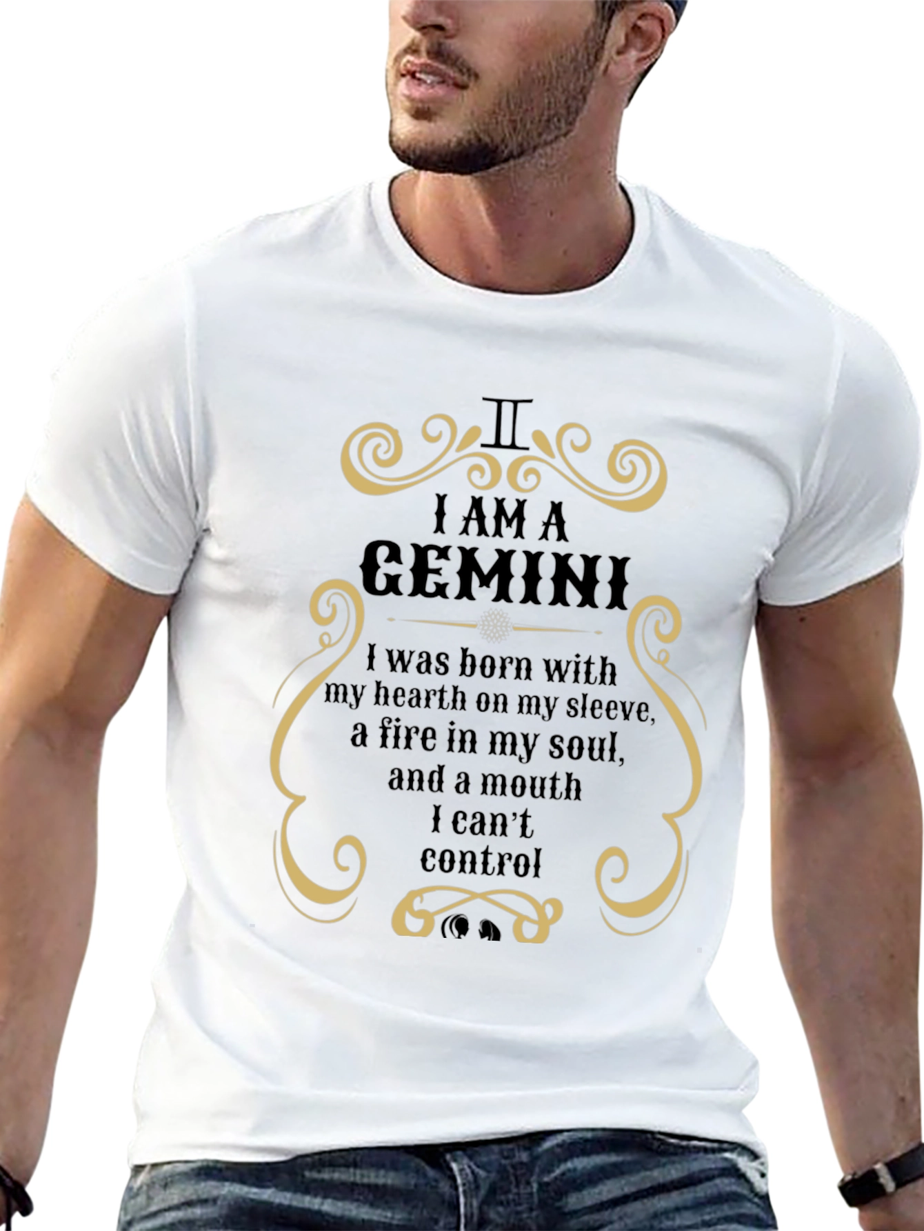 Gemini Zodiac T-Shirt: I AM A GEMINI Graphic Tee