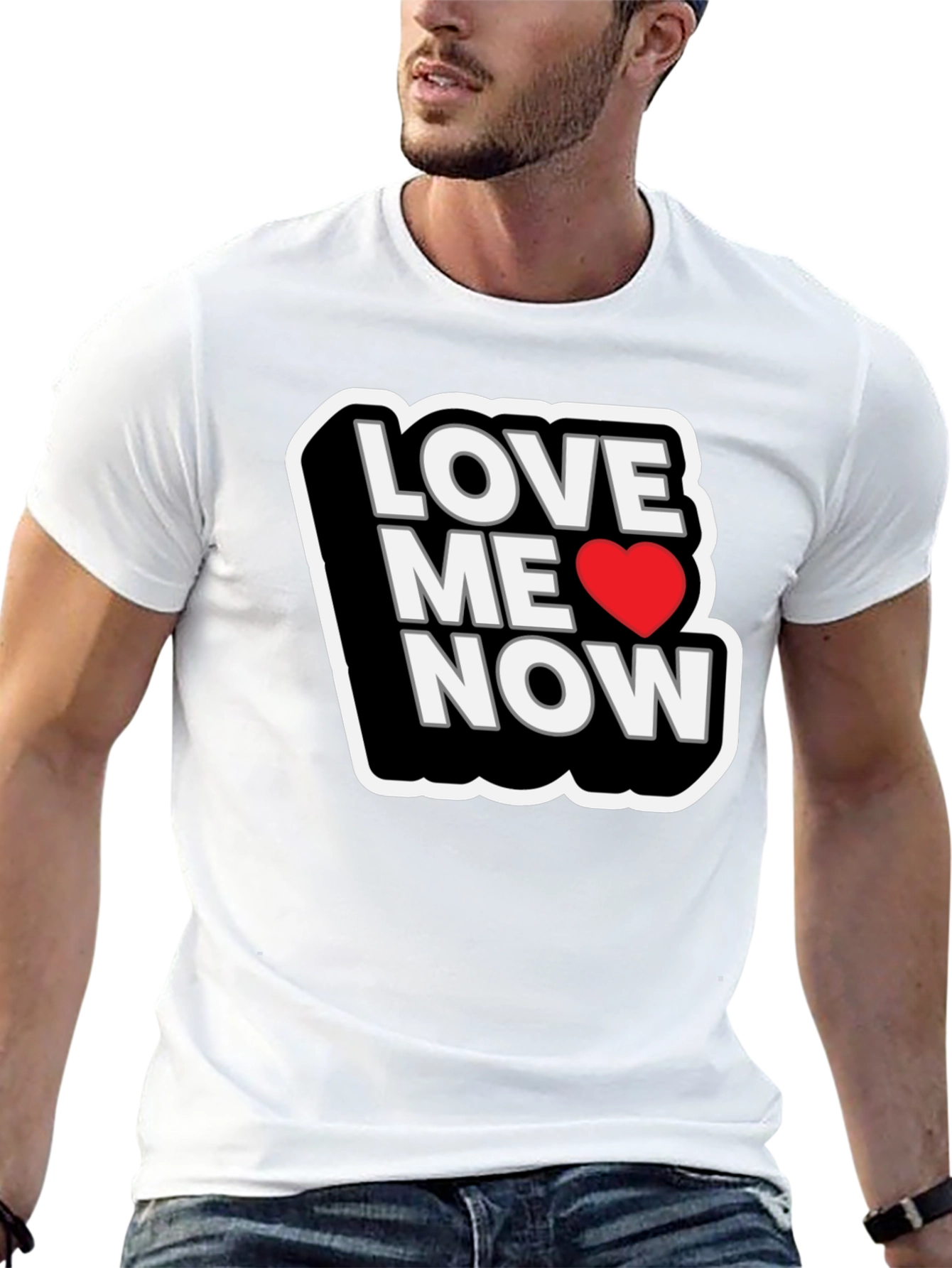 Love Me Now Black T-Shirt