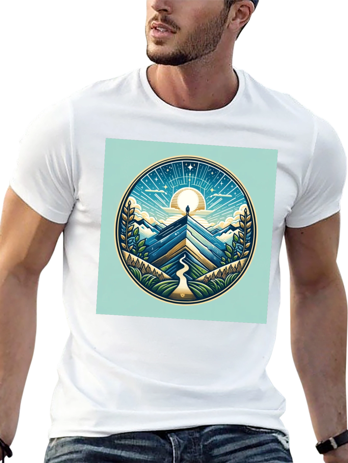 Scenic Mountain Peak T-Shirt