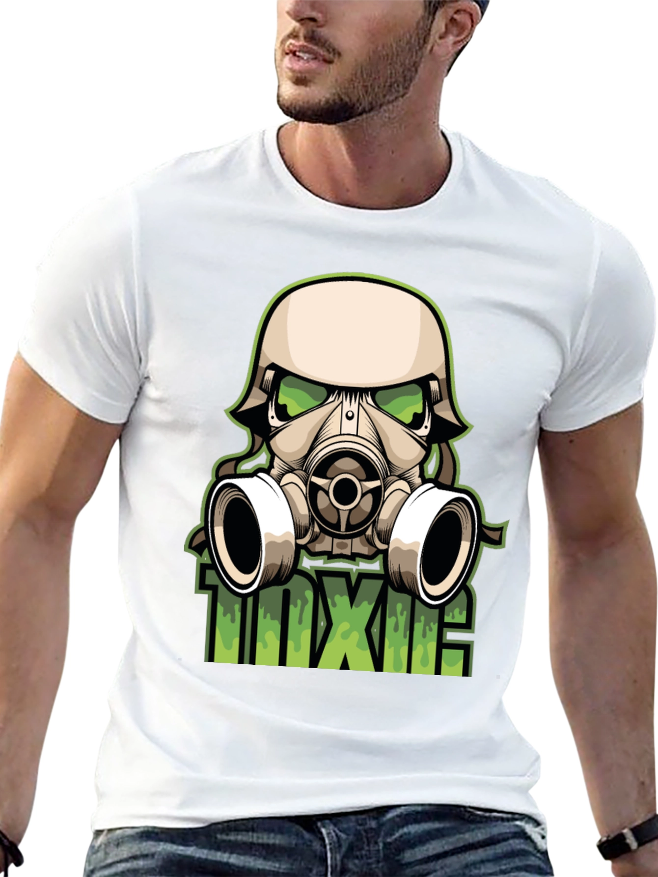 Toxic Graphic T-Shirt - Black Cotton Tee