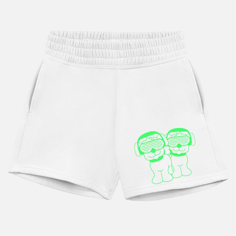 2 DJ Dog Team Pet Sunglasses Headphone Music Party