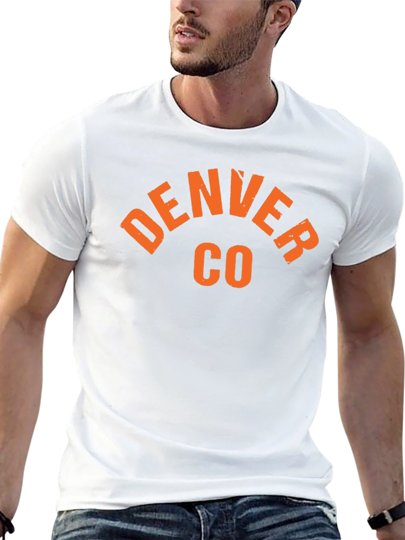 Denver CO Graphic T-Shirt - Distressed Print
