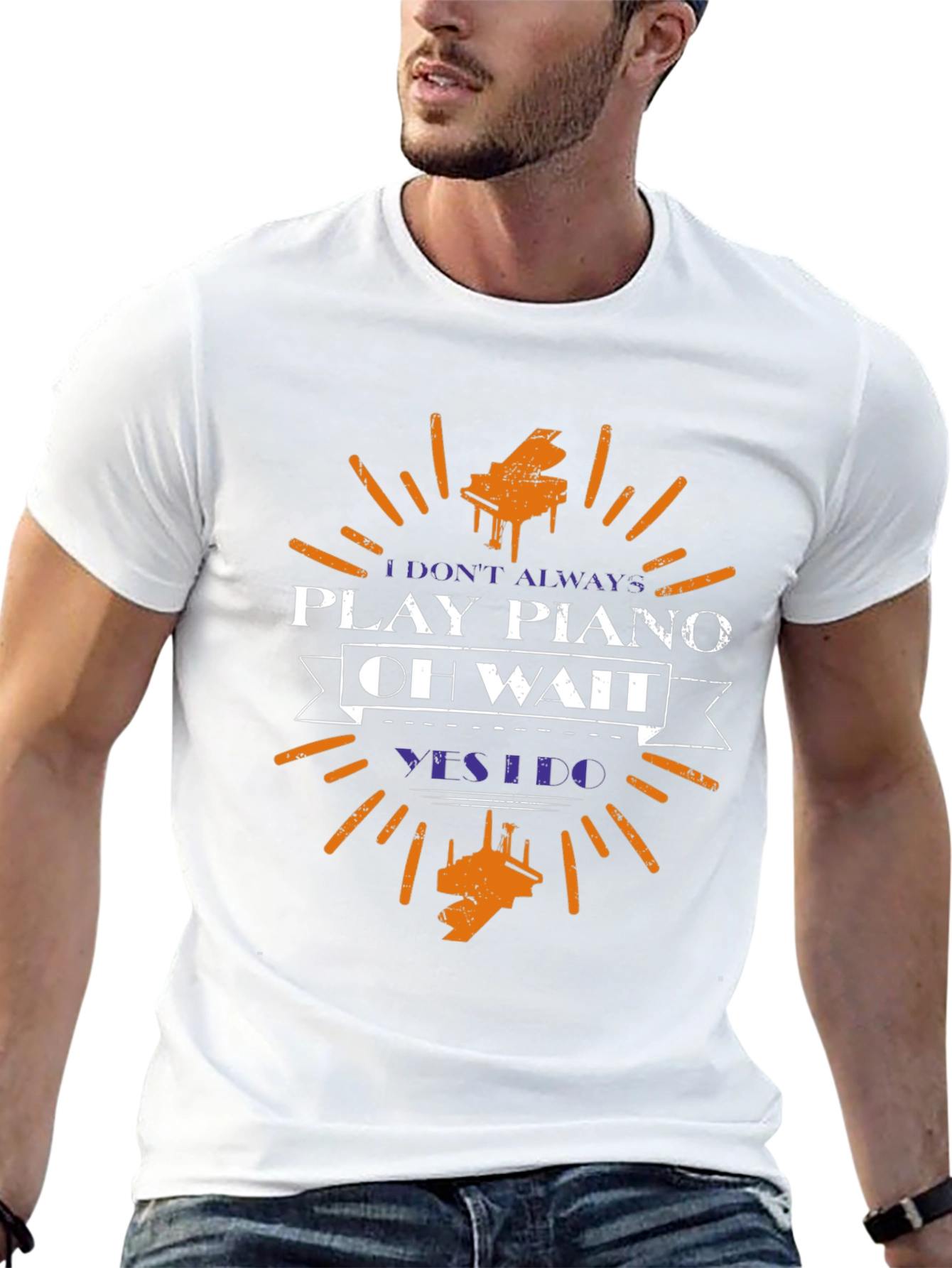Piano Player T-Shirt - Music Lover Tee
