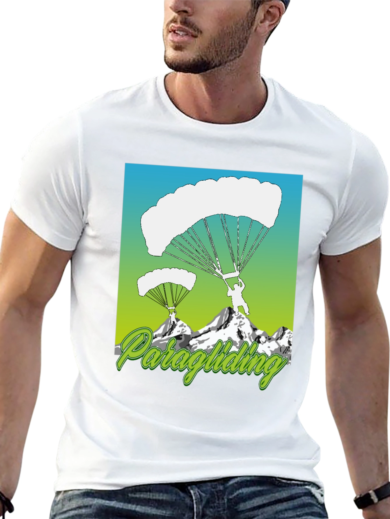 Paragliding Graphic Tee - Adventure T-Shirt