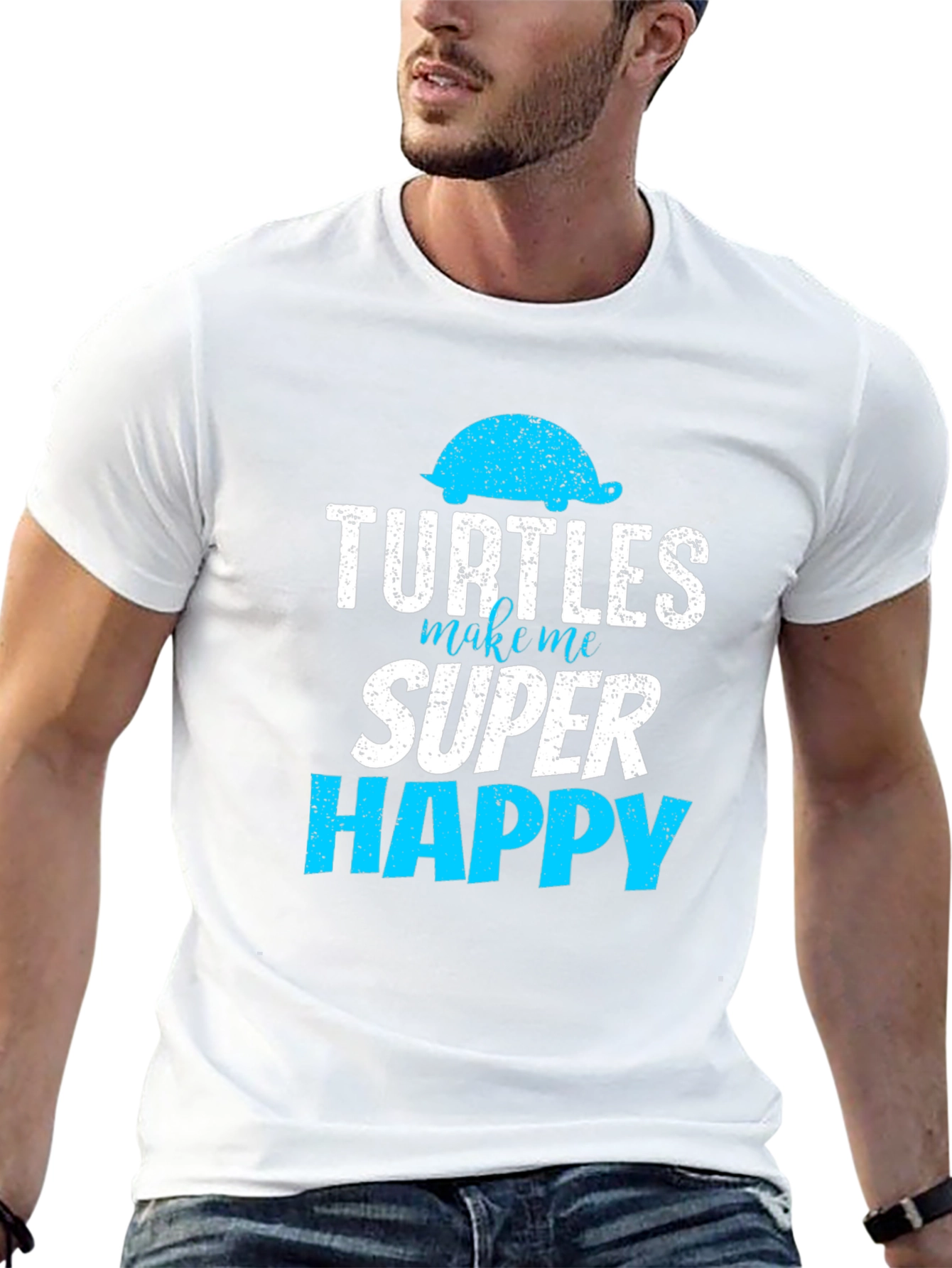Turtles Make Me Super Happy Graphic Tee