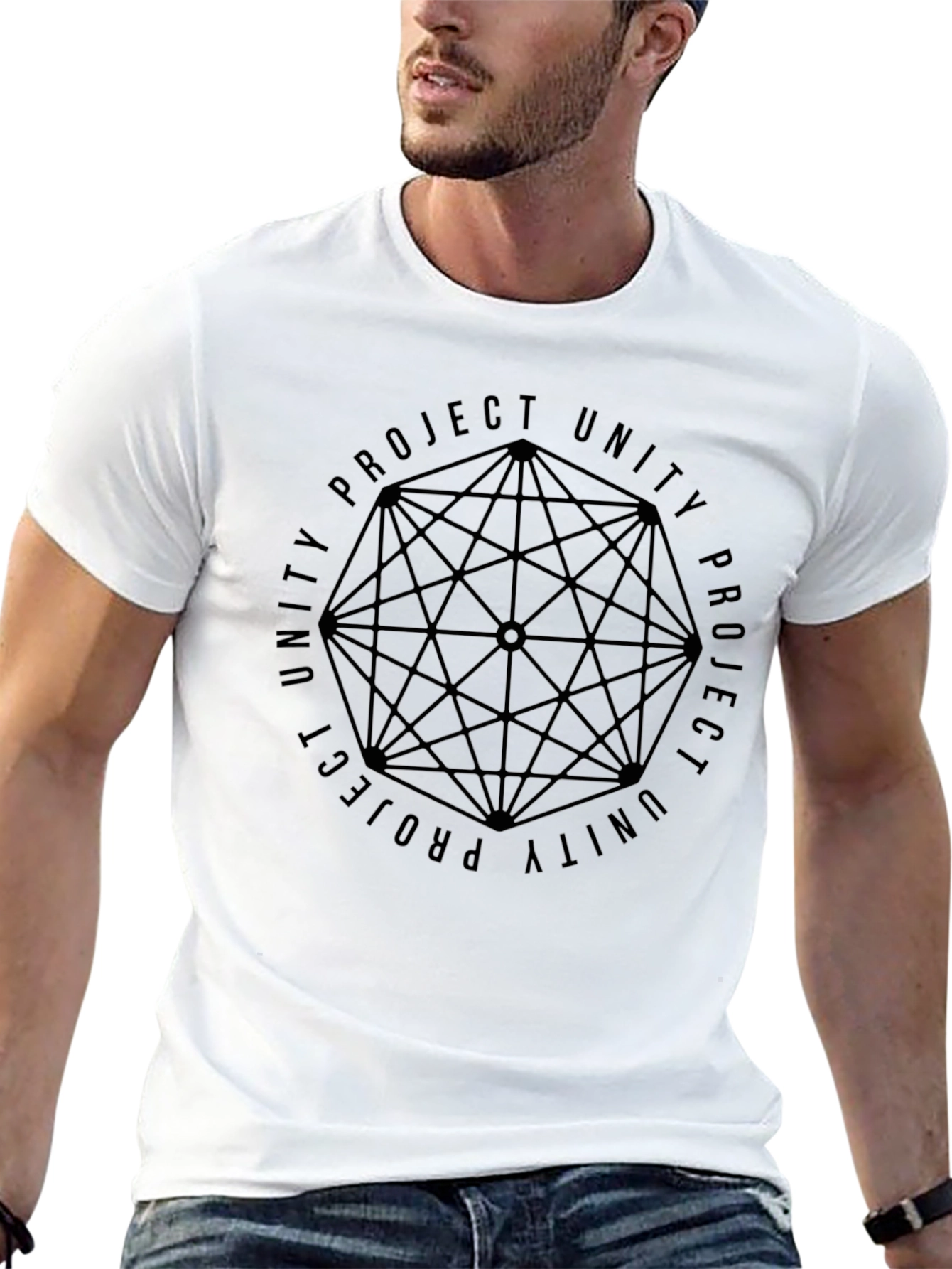 Project Unity Graphic T-Shirt - Geometric Design