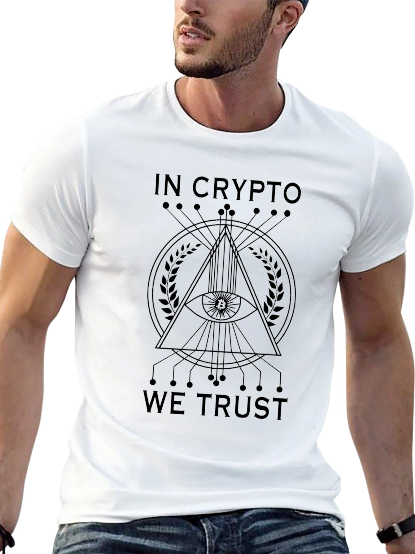 In Crypto We Trust Graphic Tee - Black