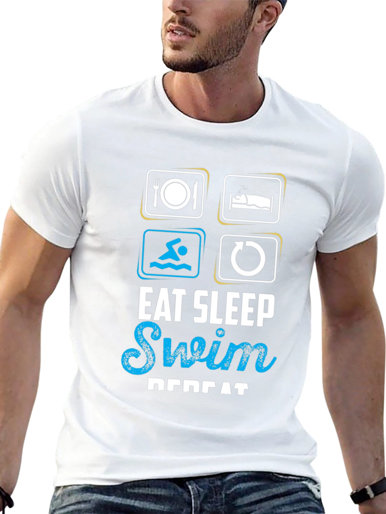 Eat Sleep Swim Repeat T-Shirt