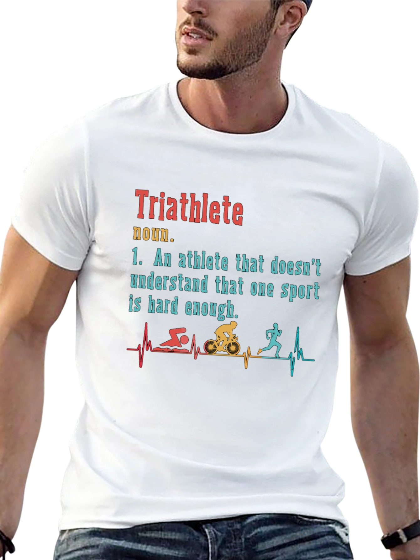 Triathlete Definition T-Shirt - Funny Sports Tee
