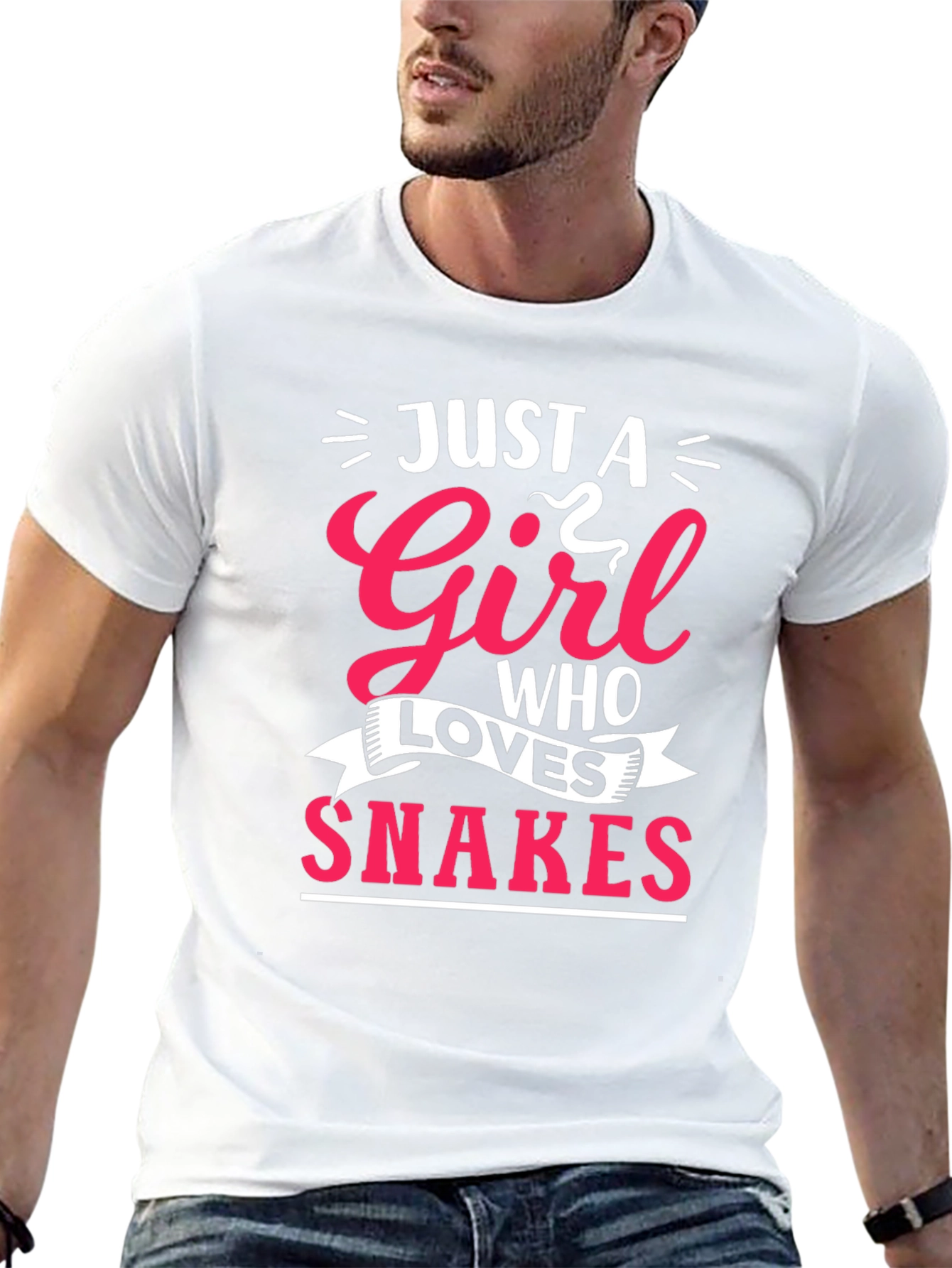 Just A Girl Who Loves Snakes Graphic Tee