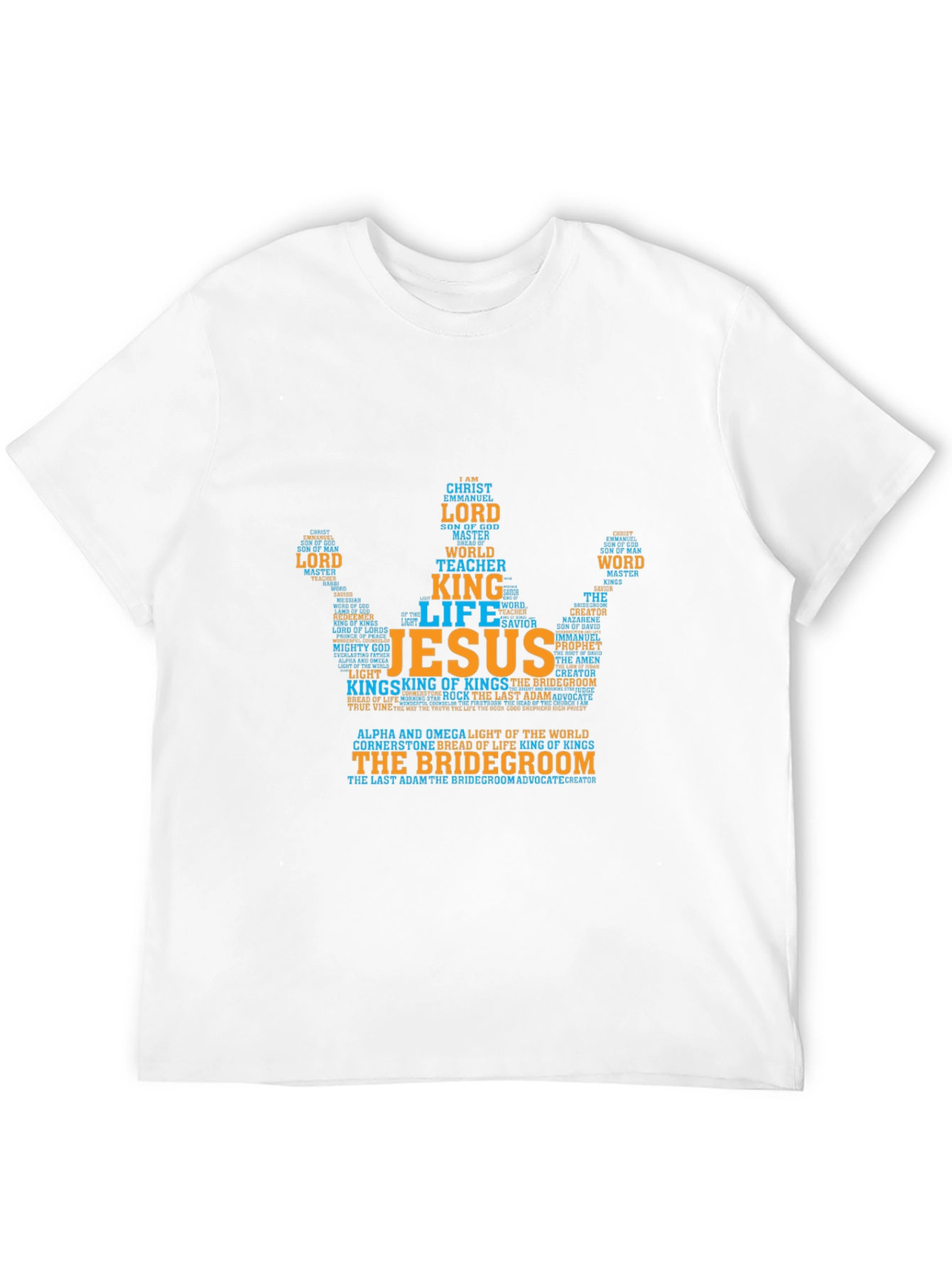 Christian Word Art T-Shirt - Jesus the Bridegroom