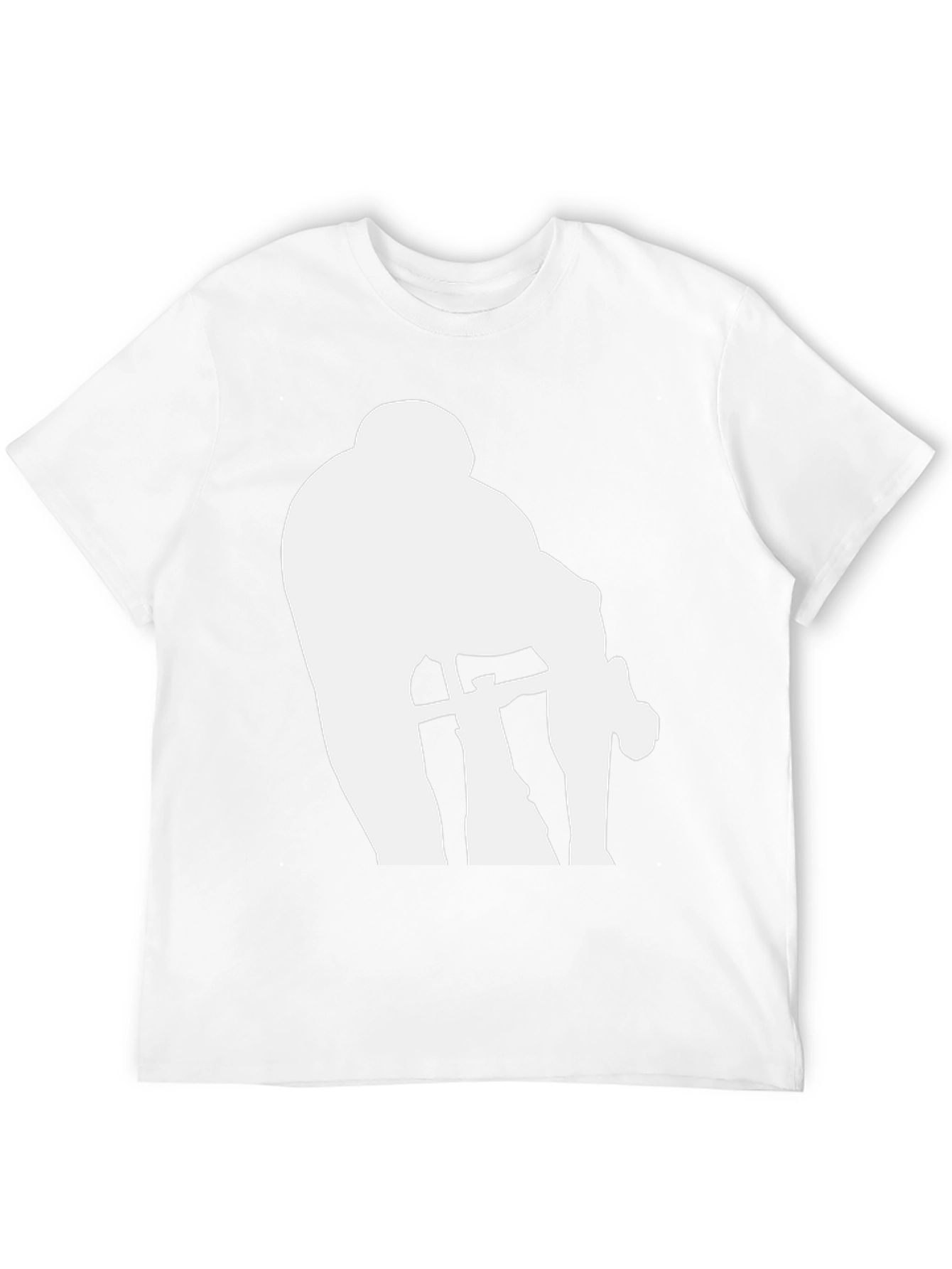 Silhouette Graphic Tee - Black Cotton Blend
