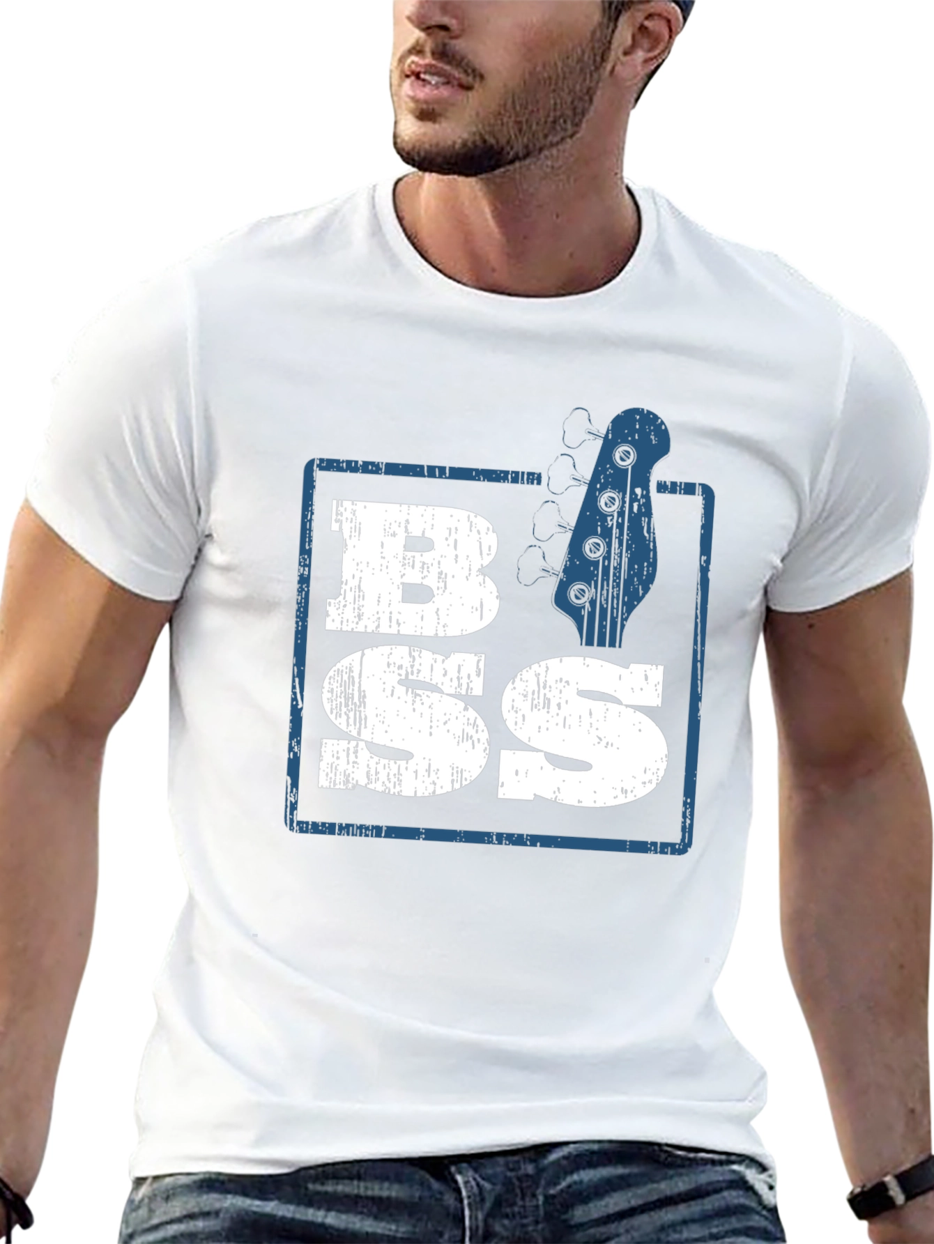 Bass Guitar T-Shirt - Music Lover Tee