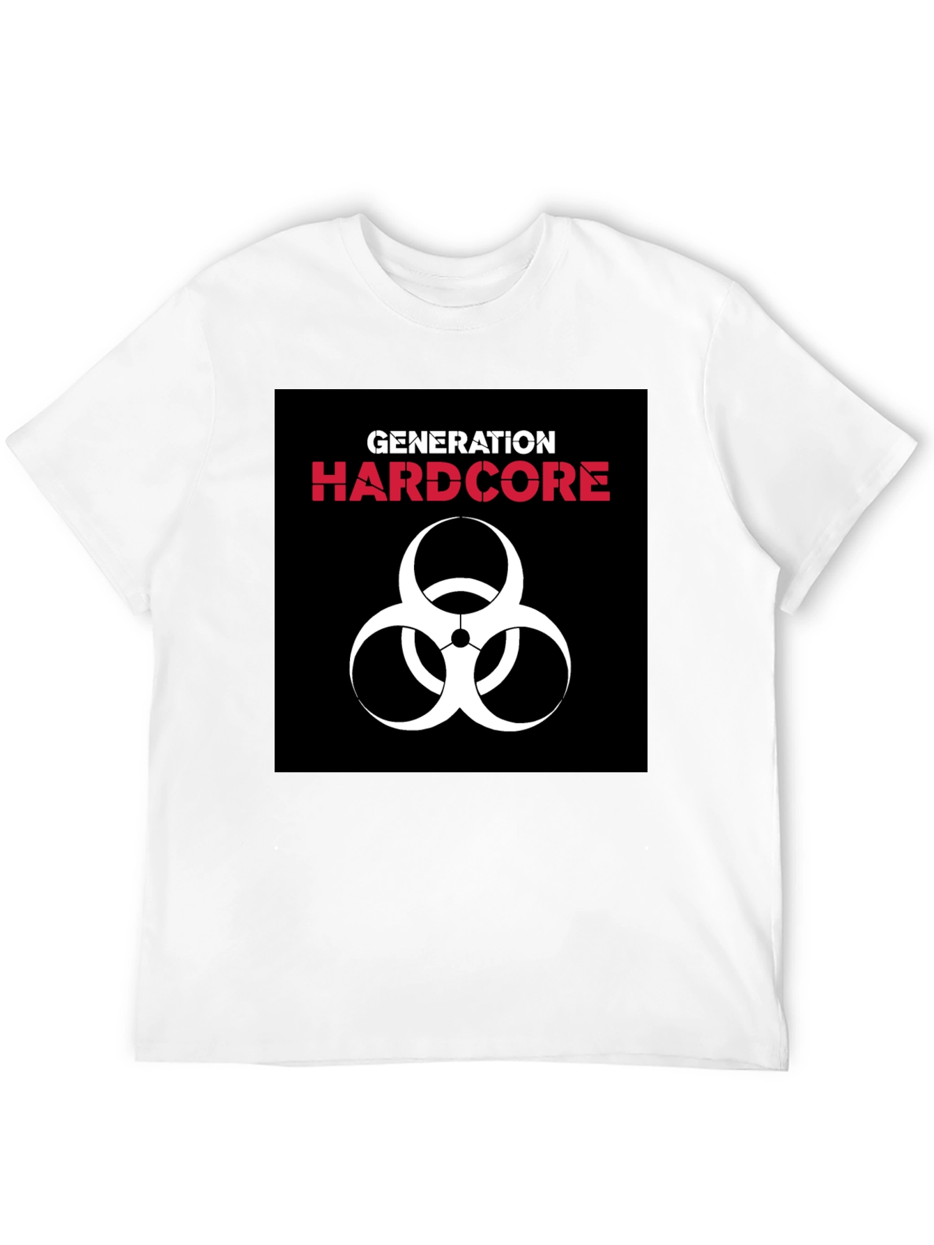 Generation Hardcore Biohazard Symbol Black T-Shirt