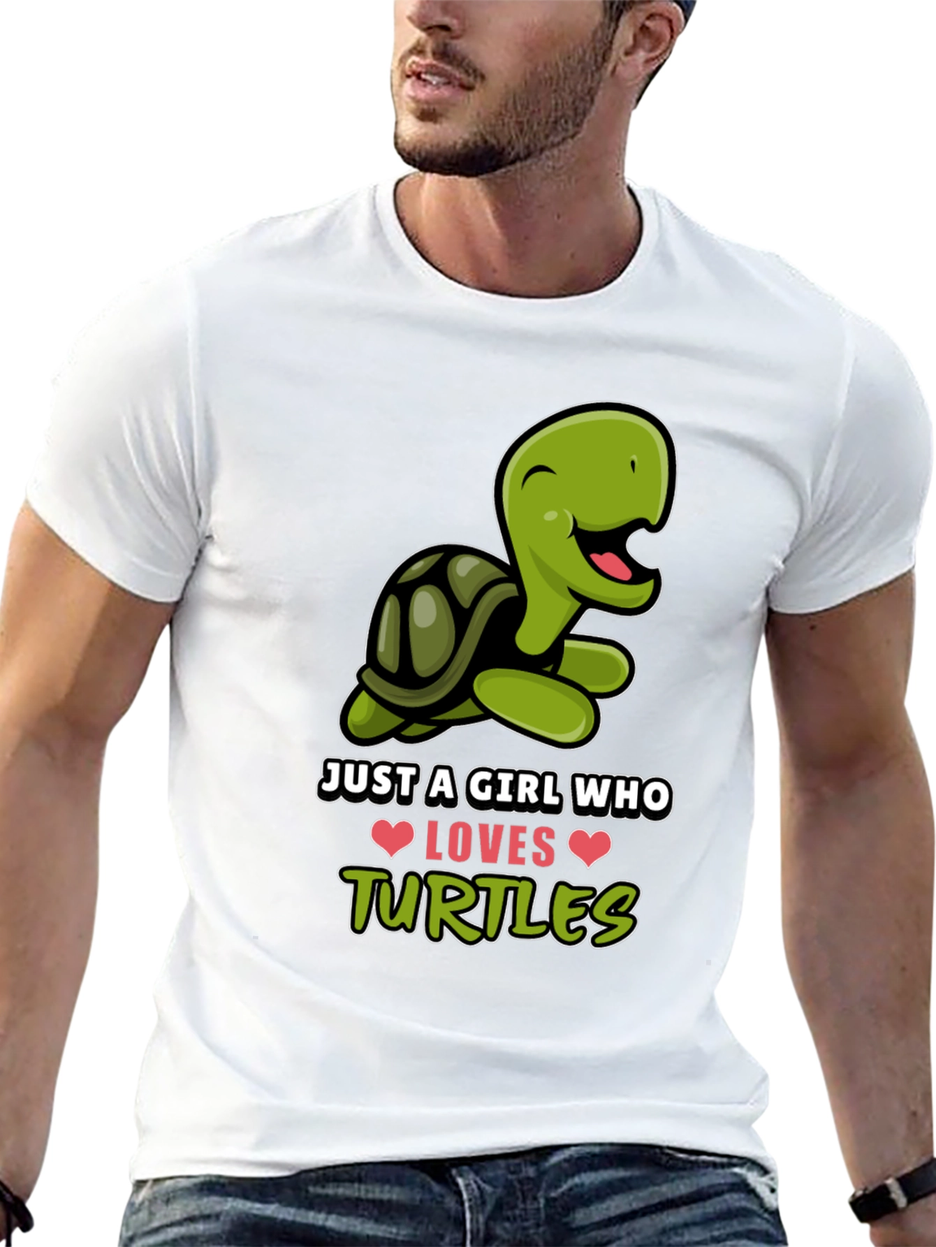 Cute Turtle Lover Graphic Tee