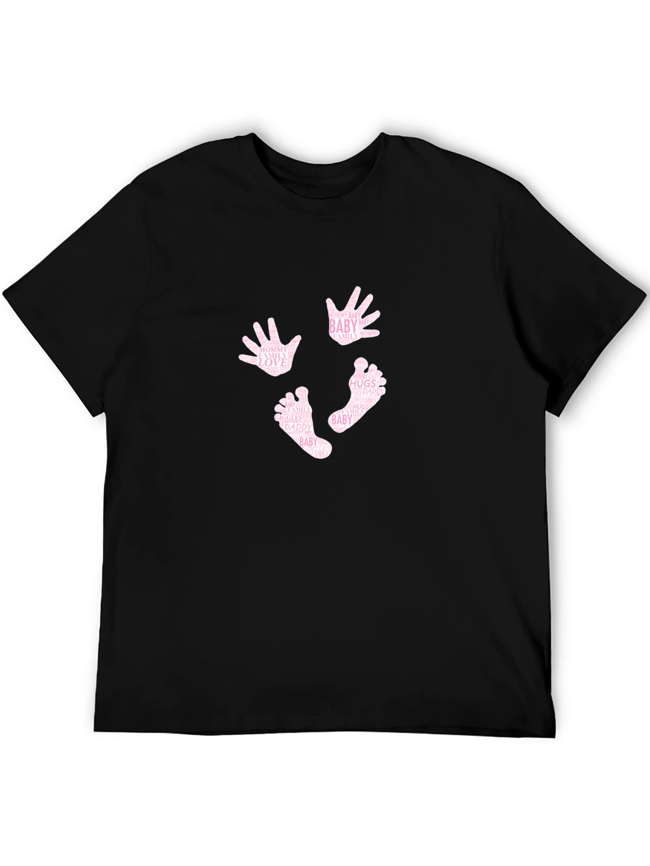 Baby Hands and Feet Word Art T-Shirt