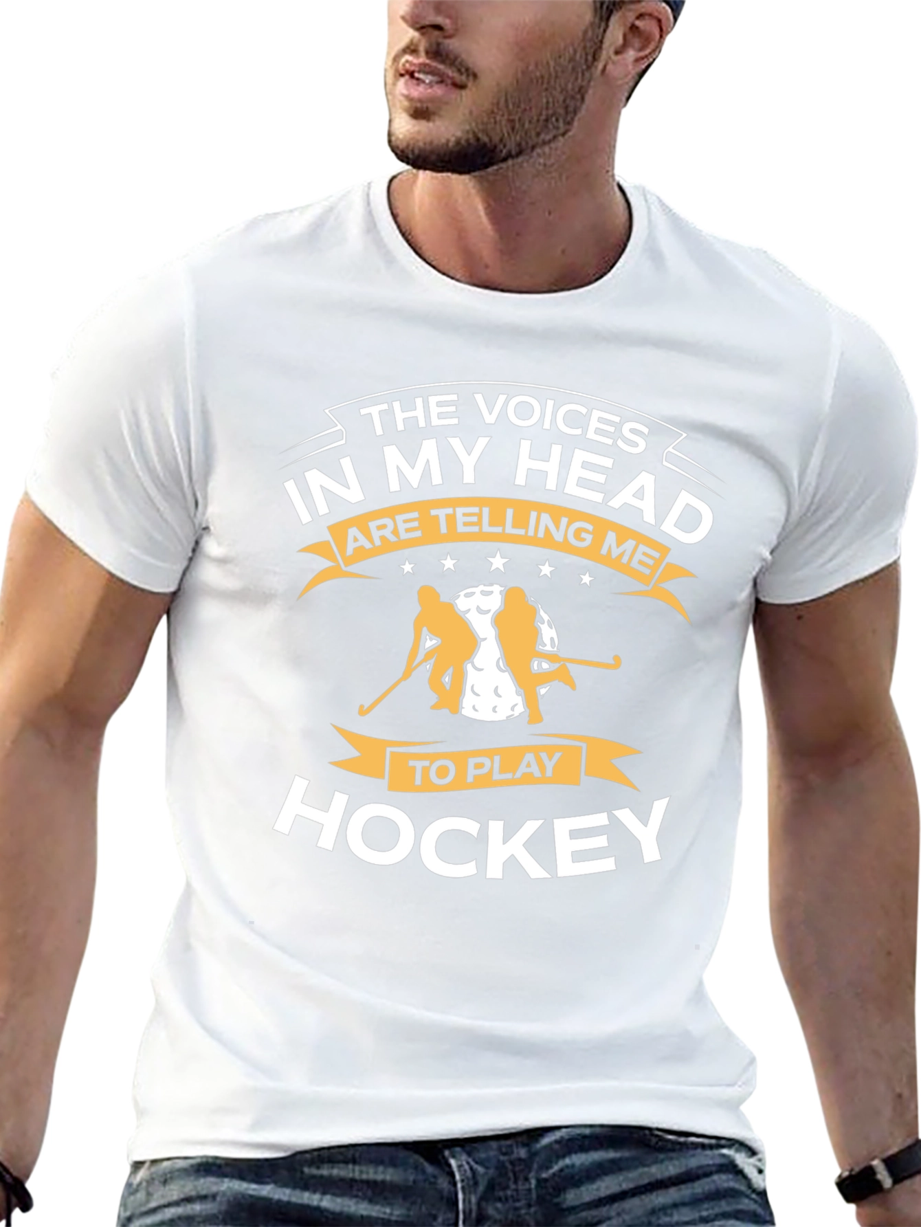 Voices in My Head Hockey T-Shirt