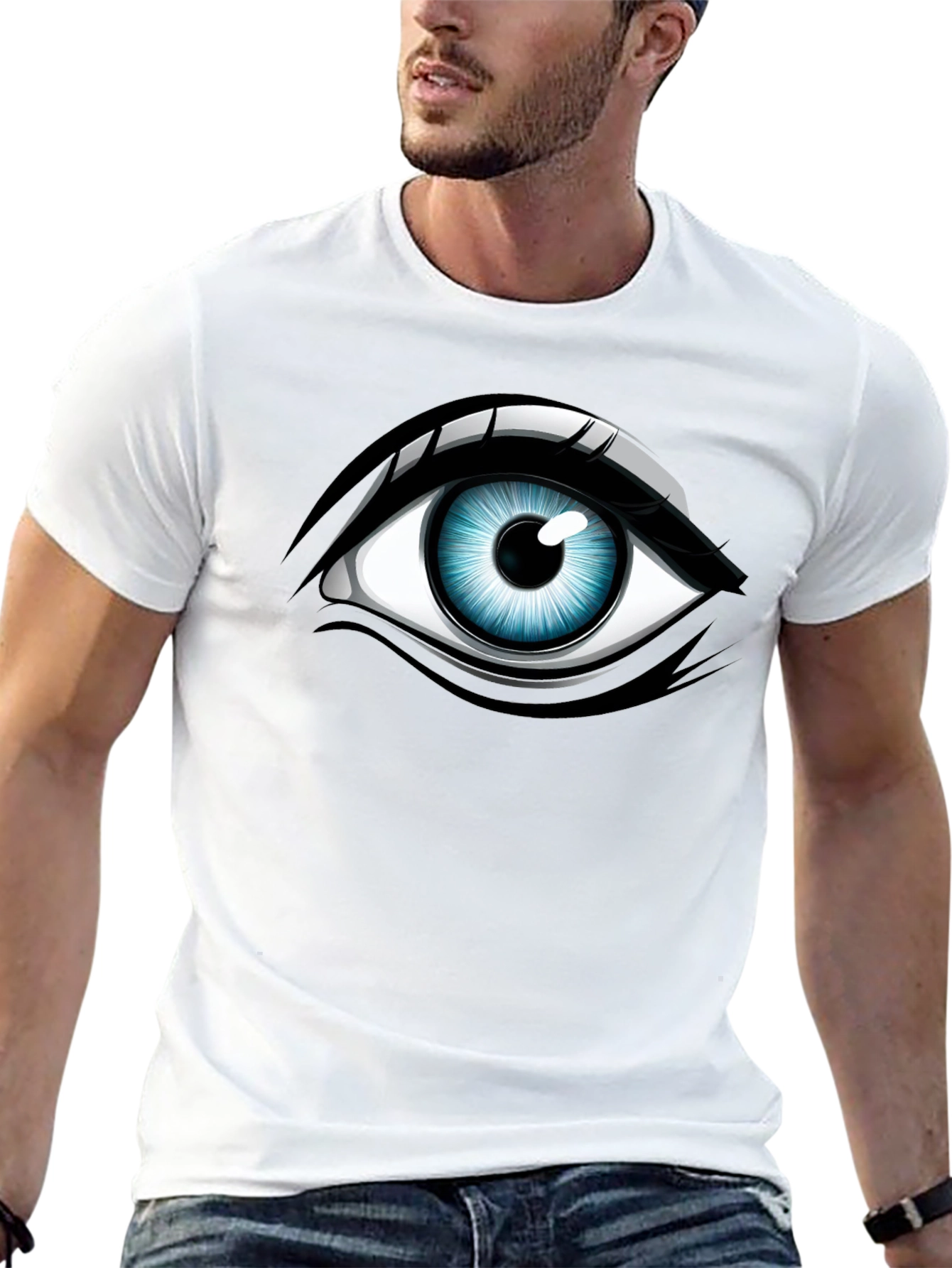 Eye Graphic Black T-Shirt