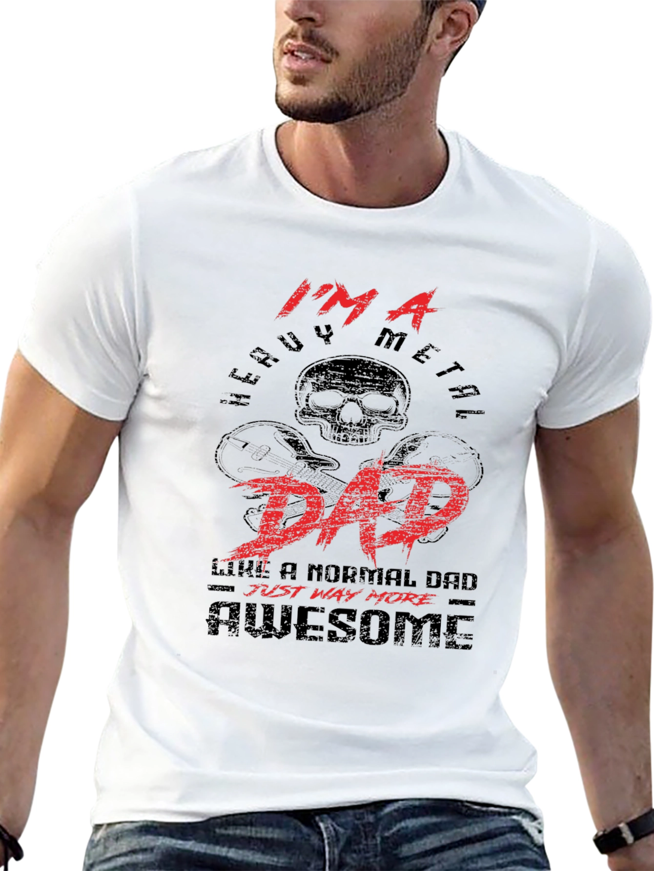 Heavy Metal Dad Graphic Tee