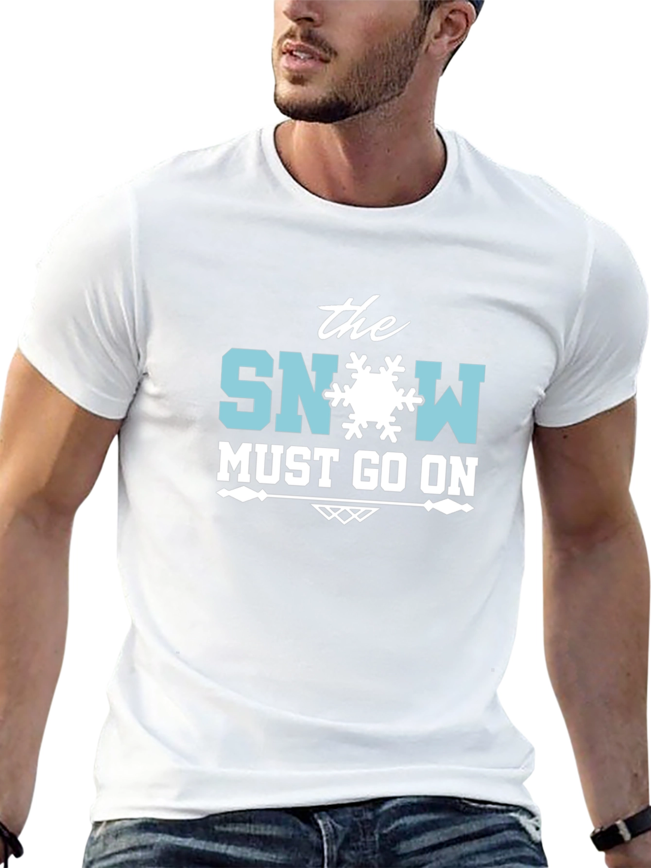 The Snow Must Go On Black T-Shirt