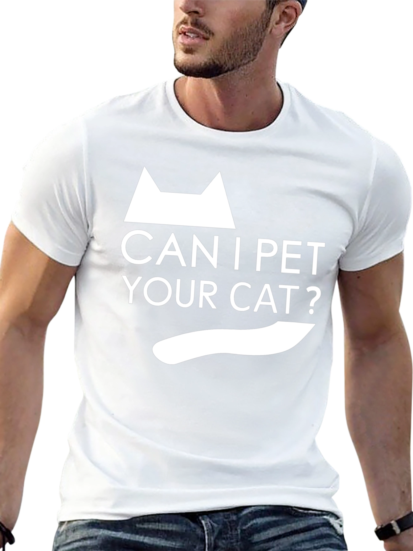 Can I Pet Your Cat? Graphic T-Shirt