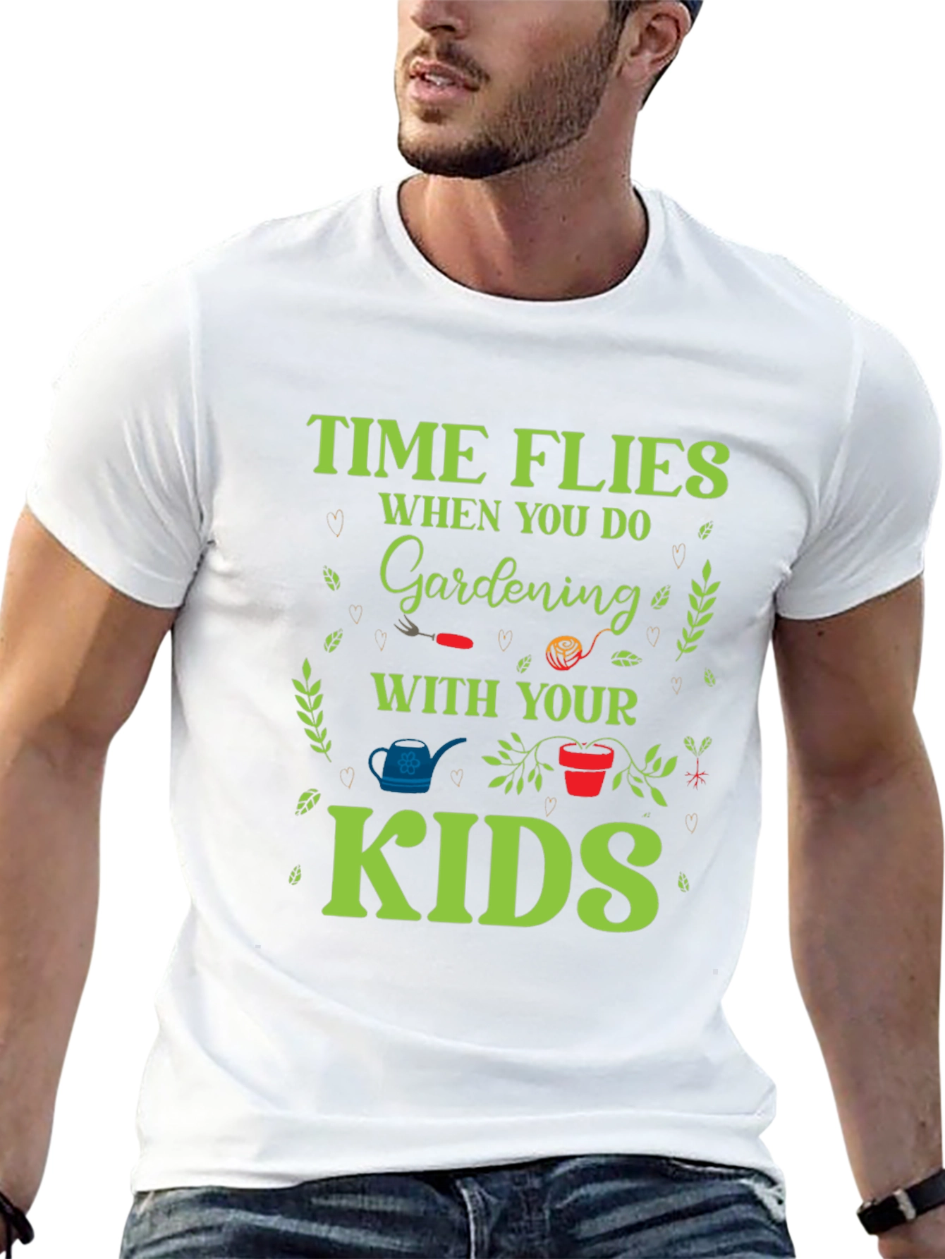 Time Flies Gardening T-Shirt - Garden With Your Kids!