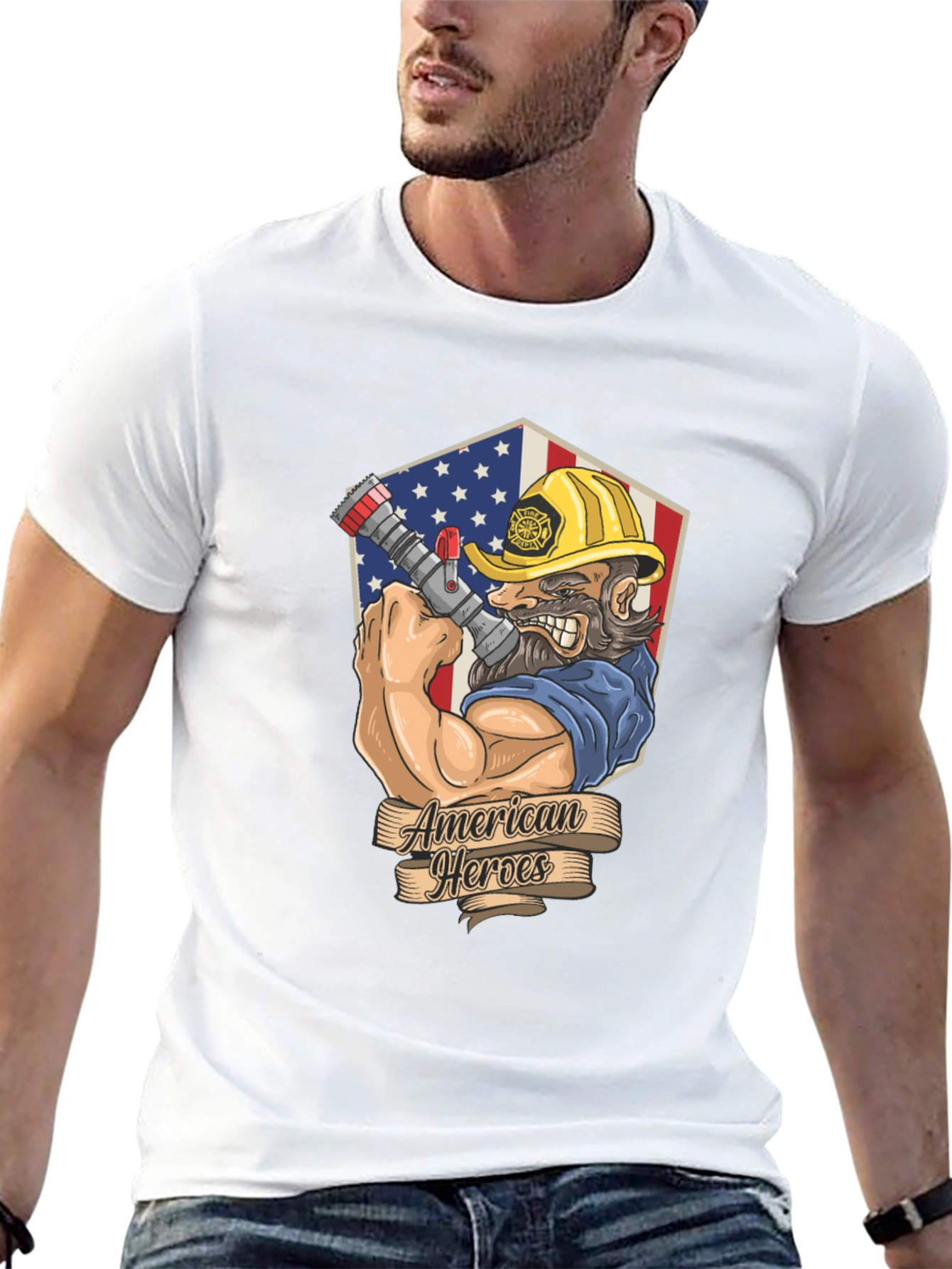 American Heroes Firefighter T-Shirt