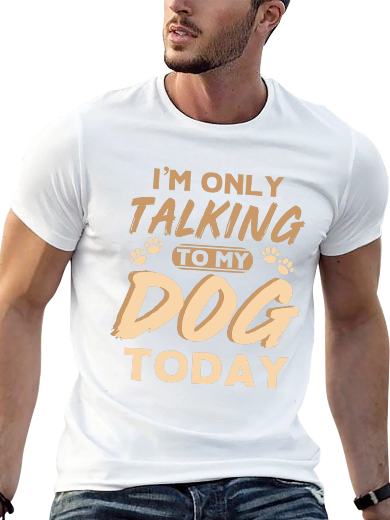 Im Only Talking To My Dog Today Funny T-Shirt