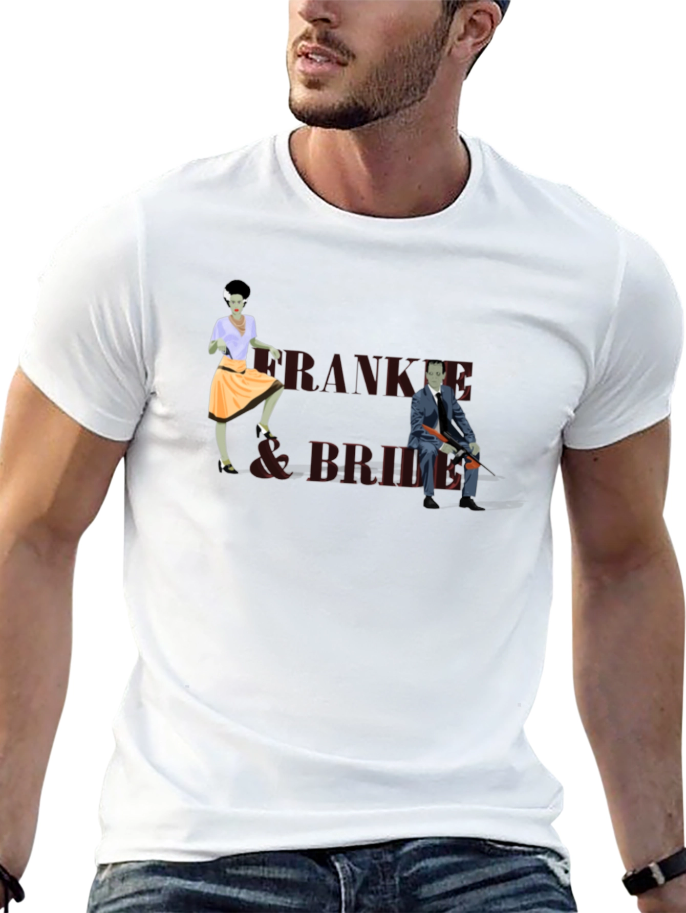 Frankie and Bride Graphic T-Shirt