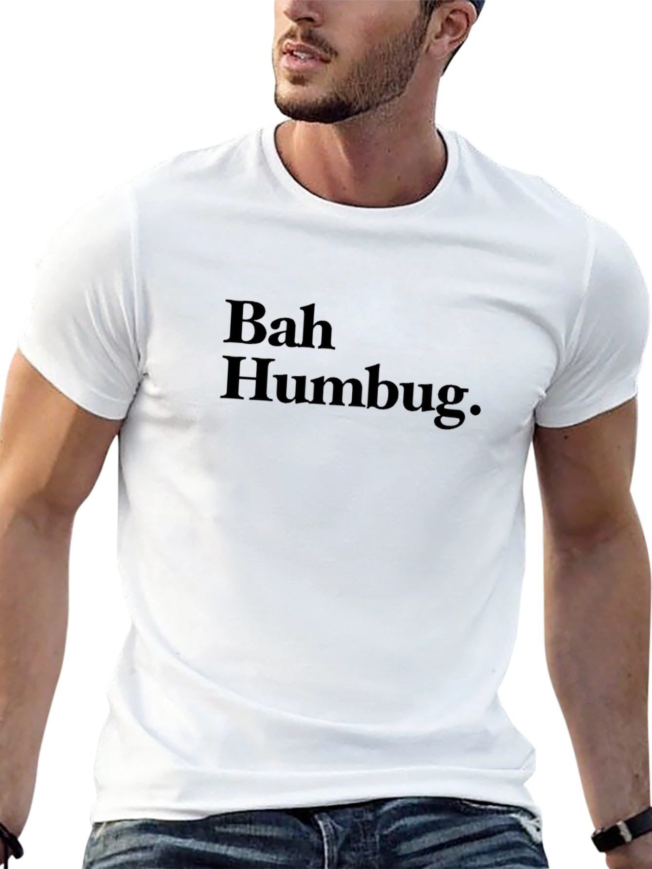 Bah Humbug Graphic T-Shirt - Anti-Christmas Humor