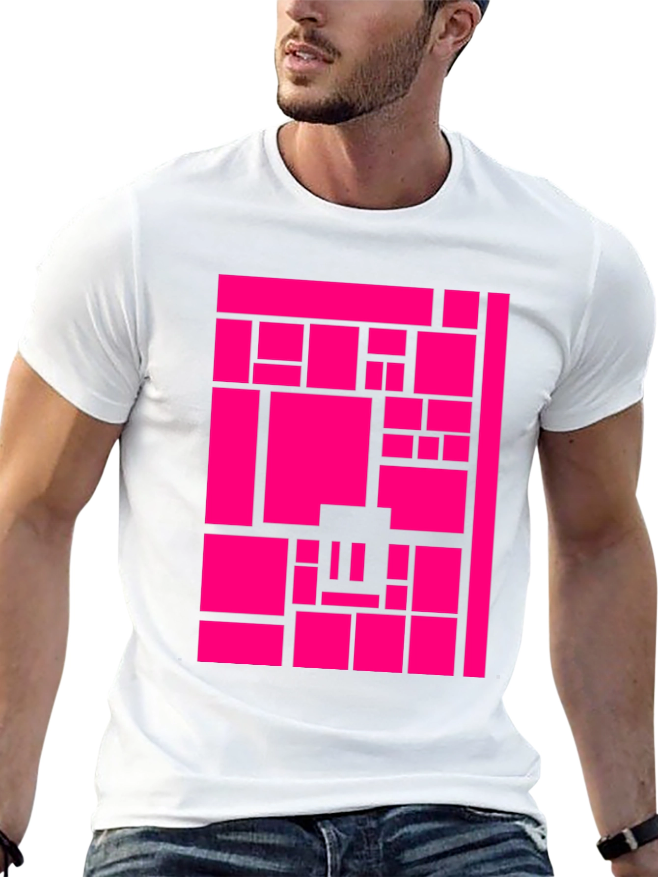Abstract Geometric T-Shirt - Modern Graphic Tee