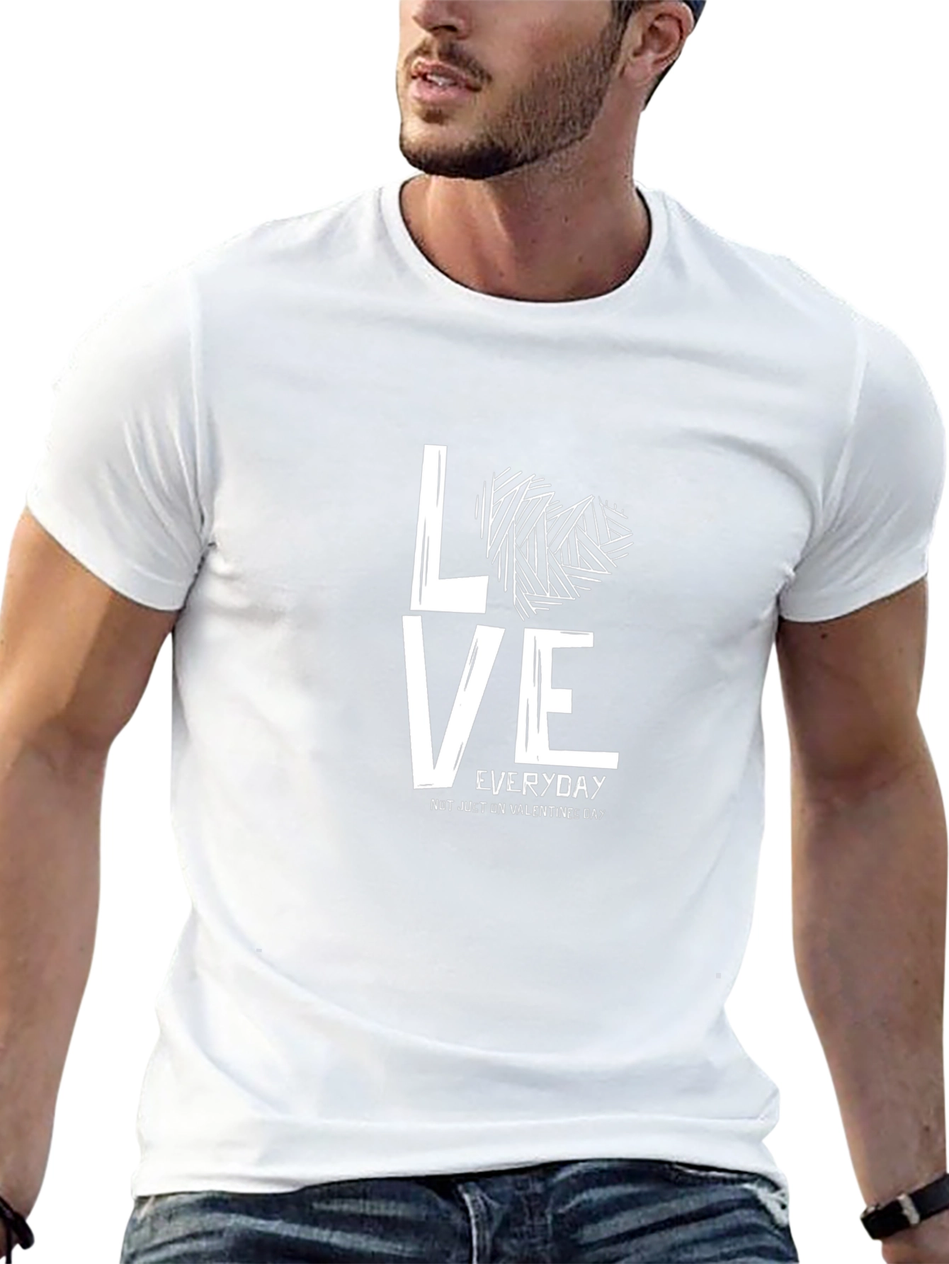 Love Everyday Graphic Tee - Black T-Shirt