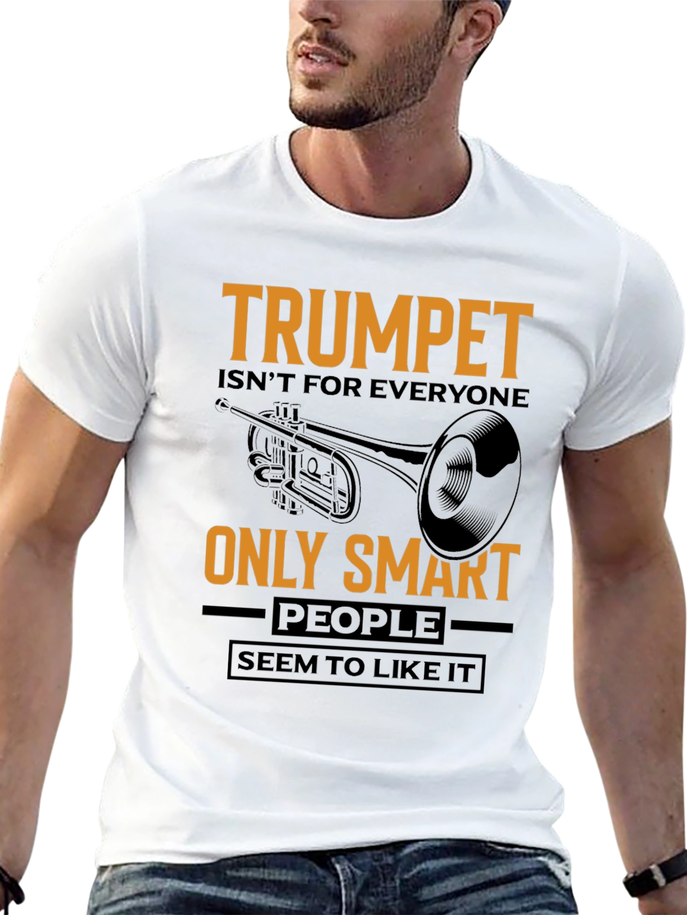 Trumpet Player Gift - Smart People T-Shirt