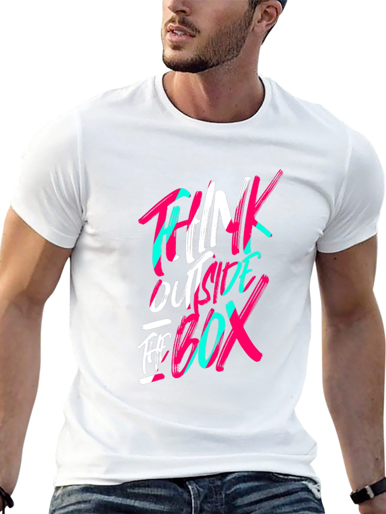 Think Outside the Box Graphic Tee