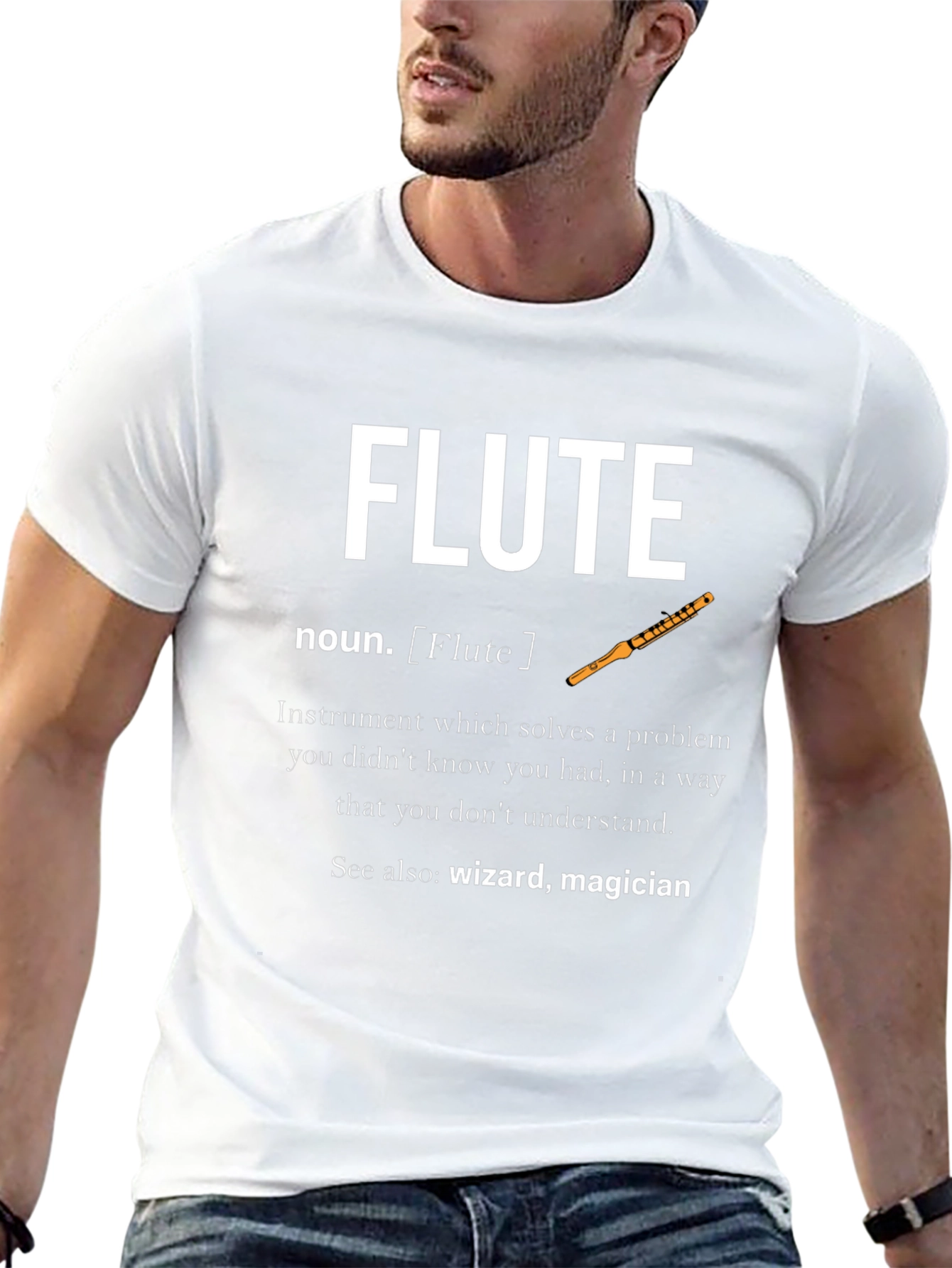 Flute Definition T-Shirt - Musician Gift