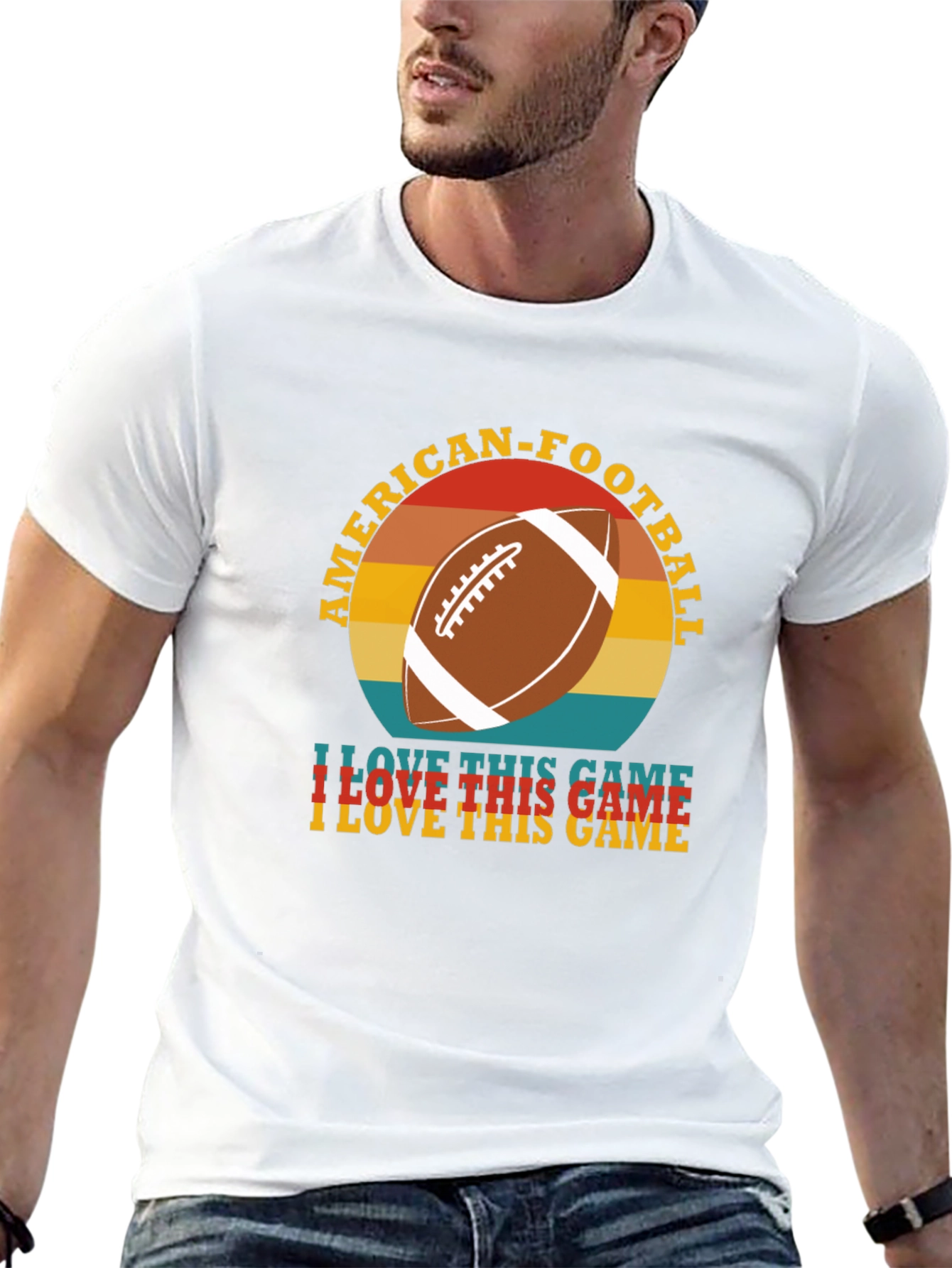 American Football Retro T-Shirt