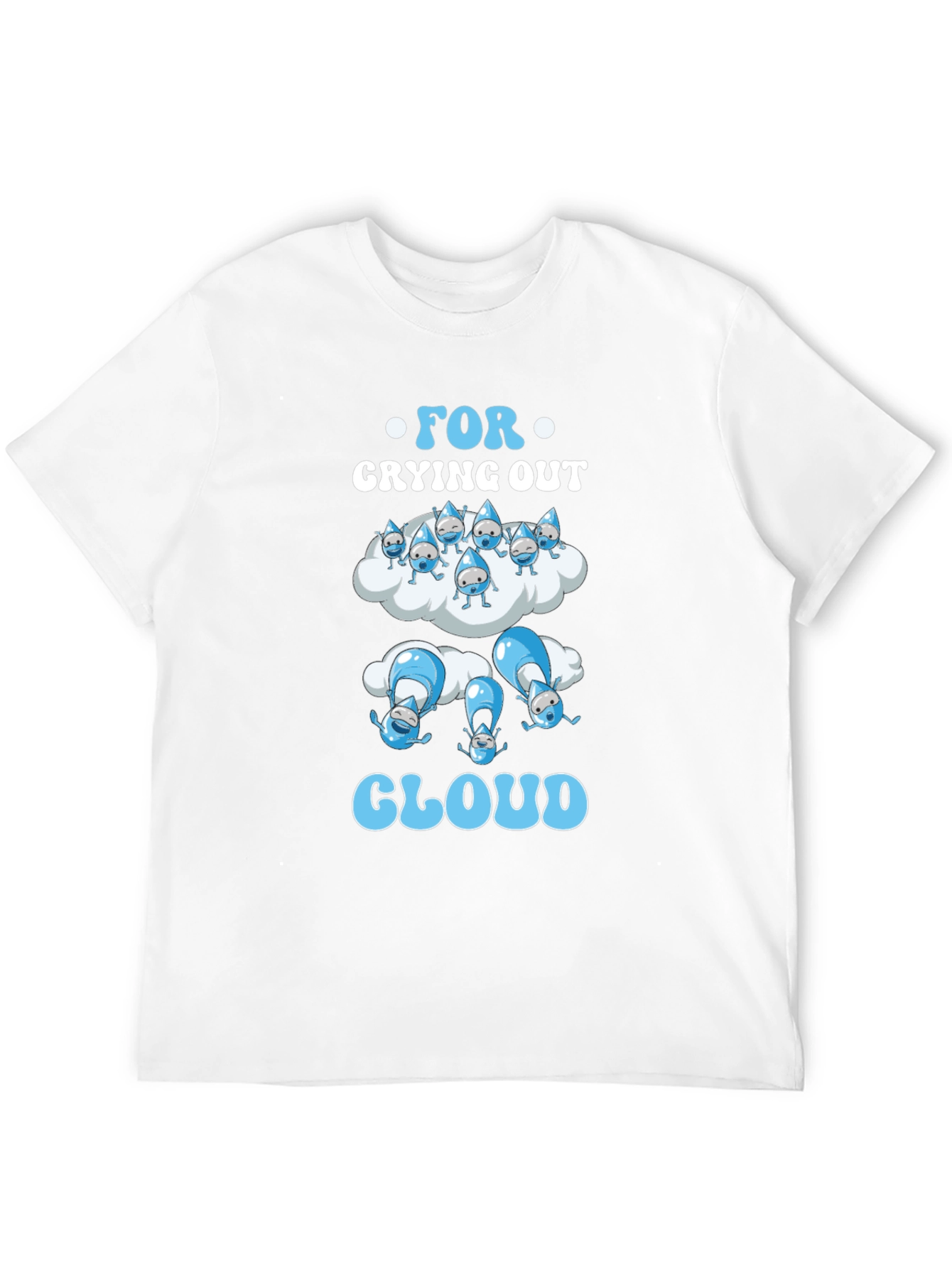 Funny For Crying Out Cloud Black T-Shirt