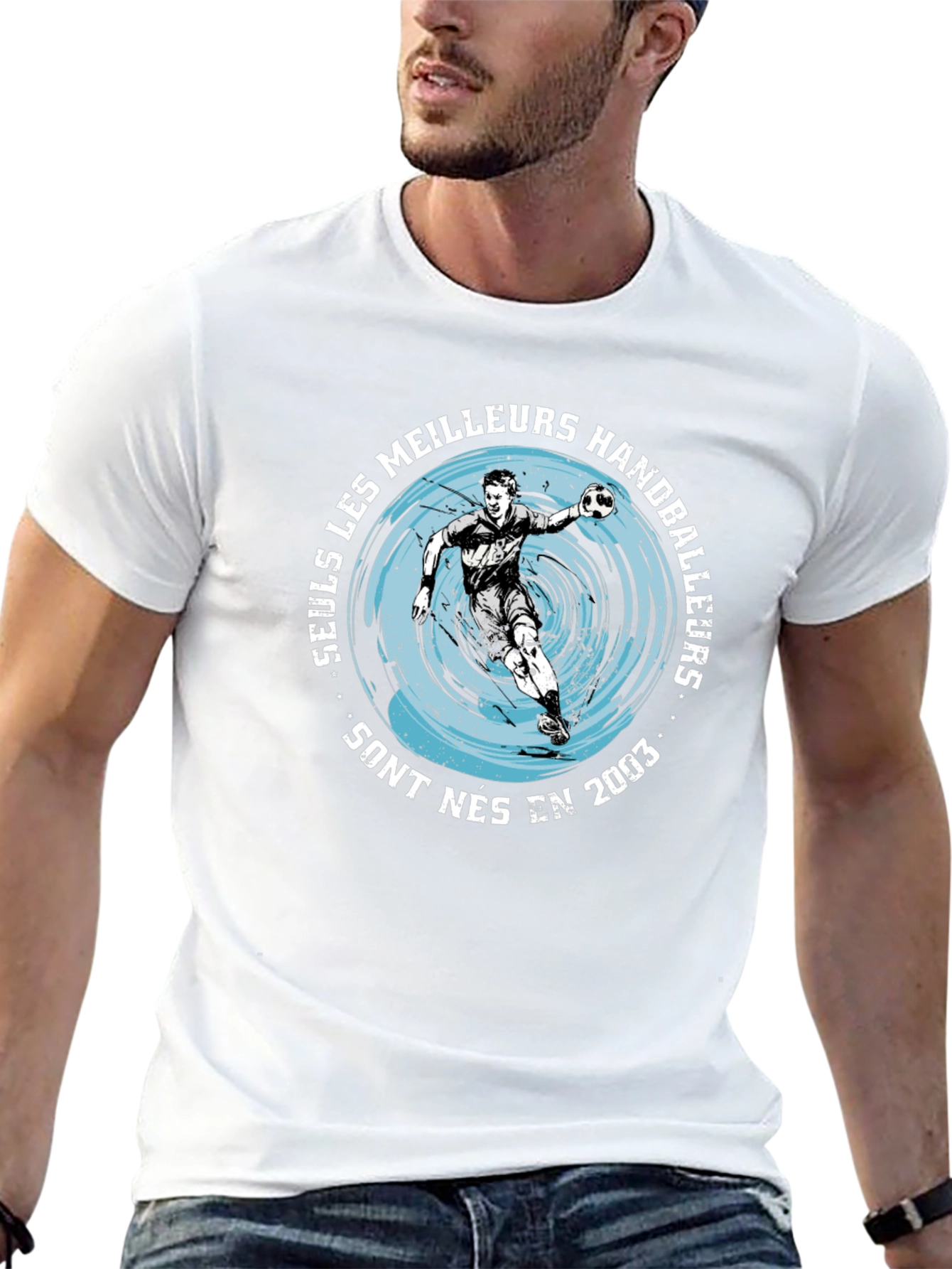 Handball Player Graphic Tee - Born in 2003