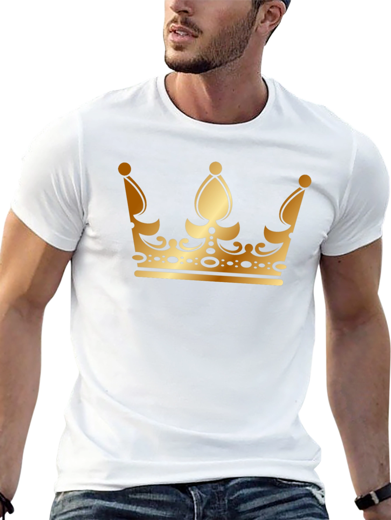 Golden Crown Black T-Shirt