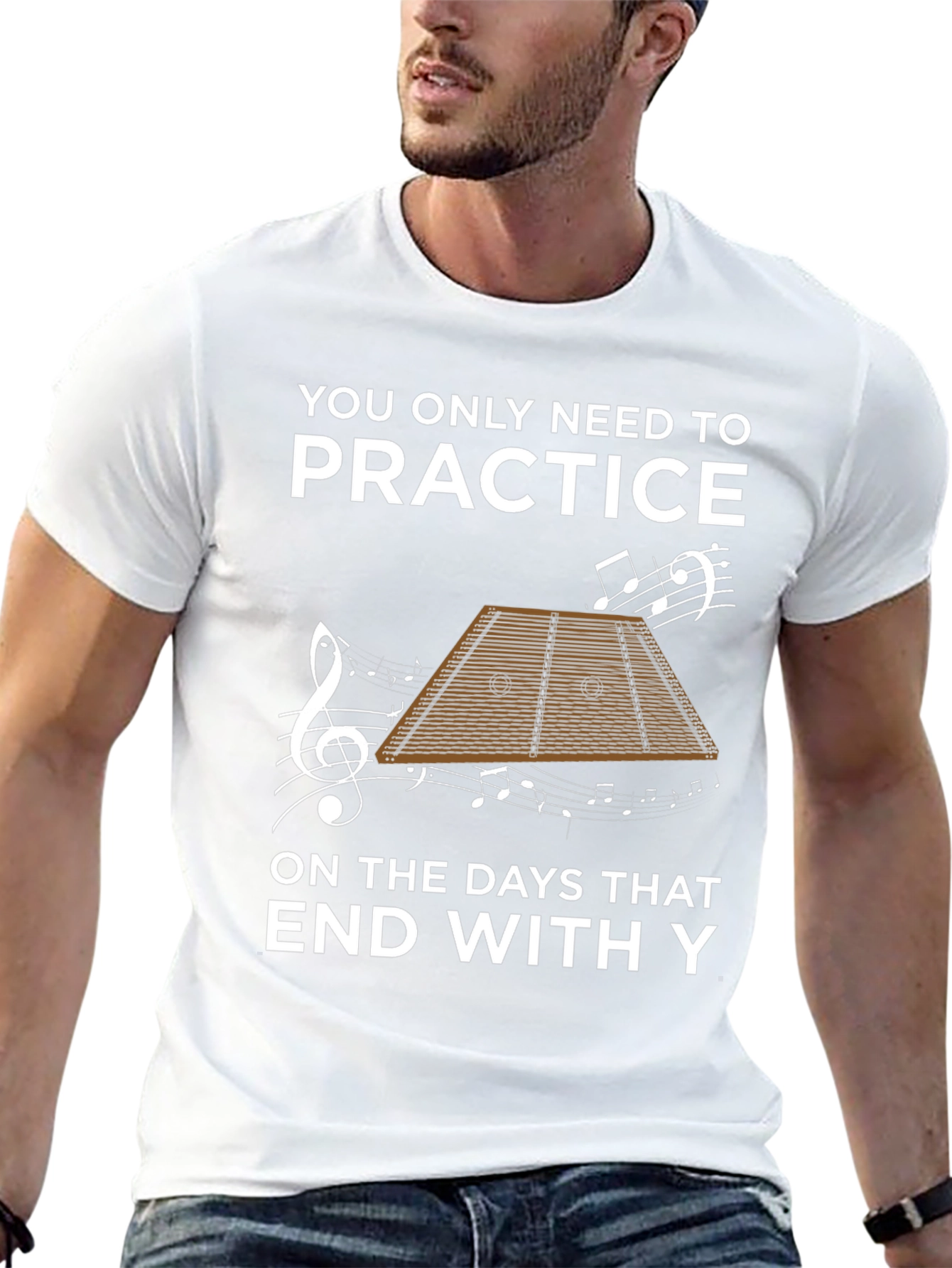 Practice Dulcimer T-Shirt - Music Lover Tee