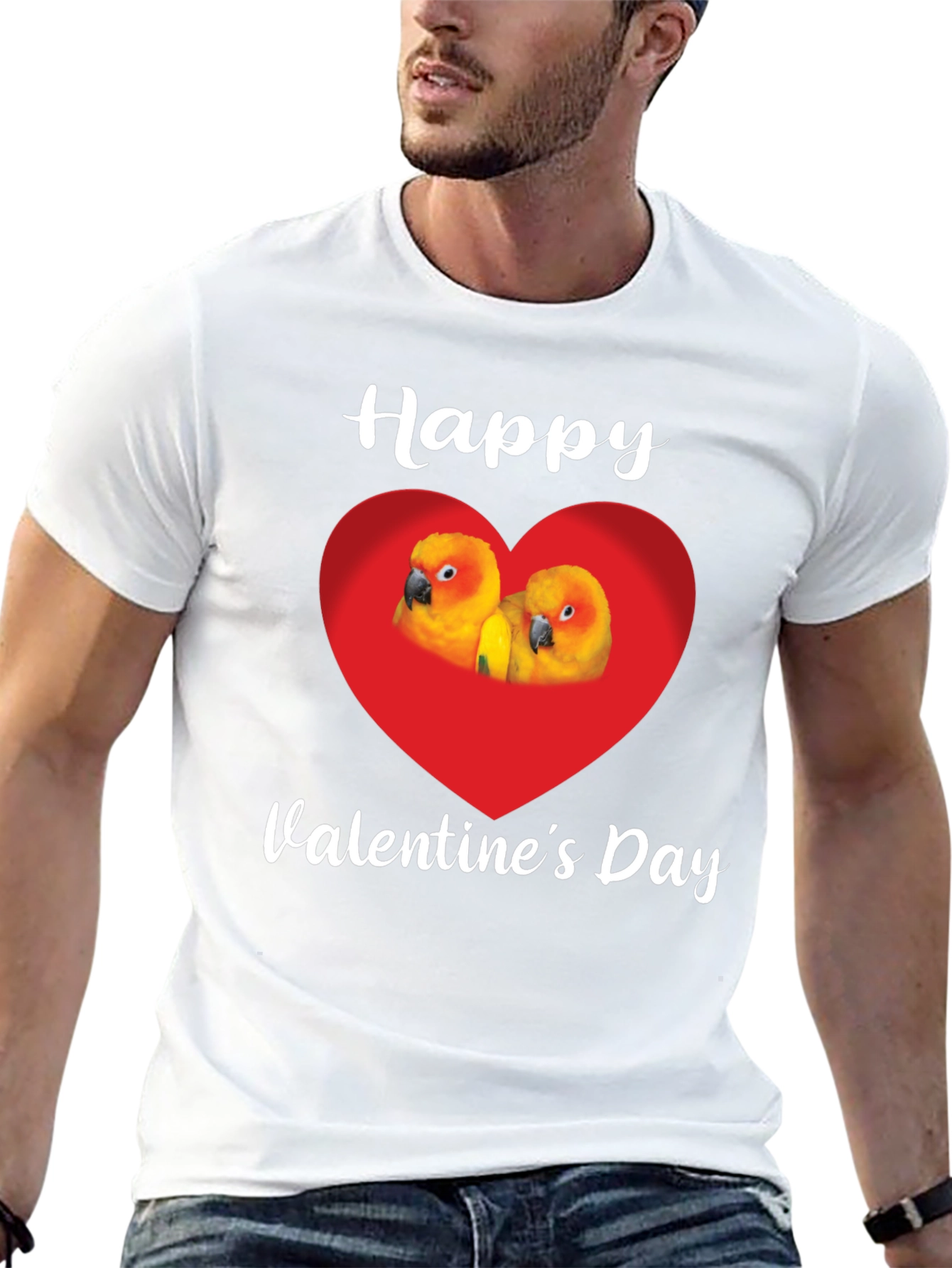 Happy Valentines Day Birds T-Shirt