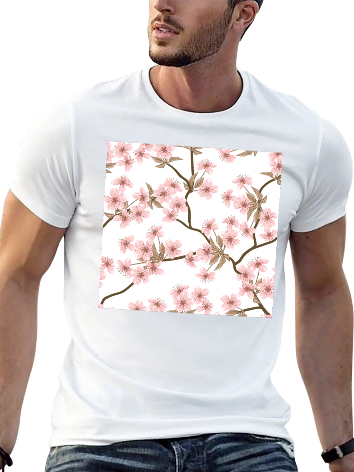 Cherry Blossom T-Shirt - Floral Design