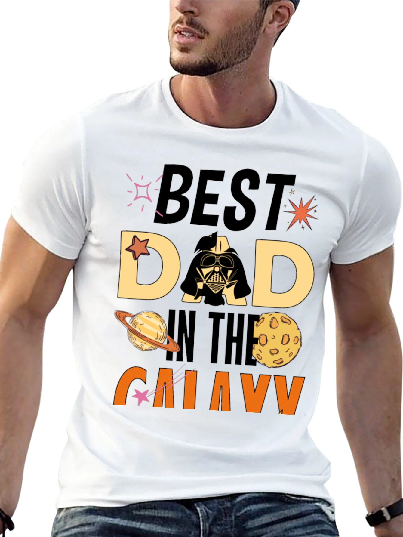 Best Dad in the Galaxy Star Wars T-Shirt