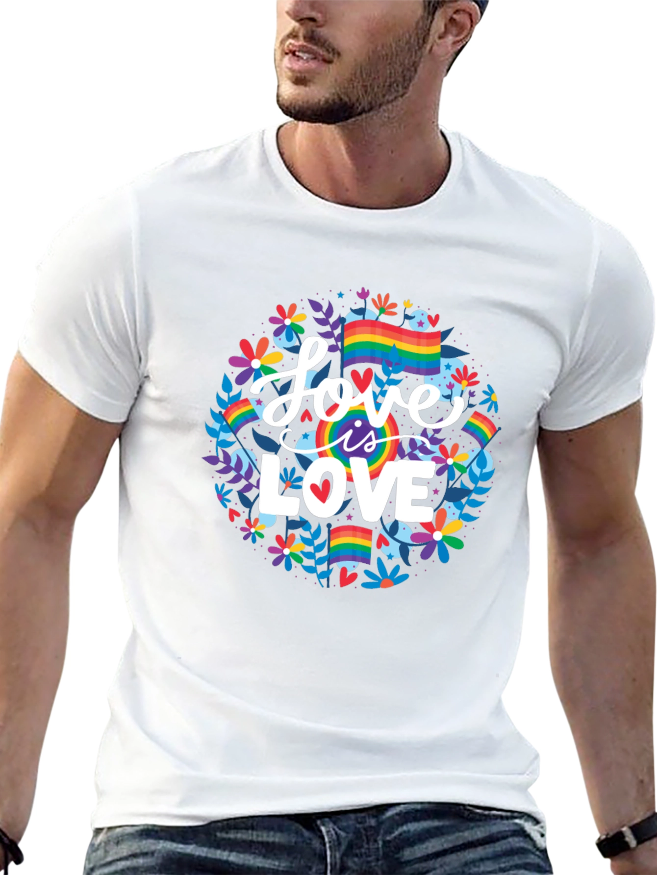 Love is Love T-Shirt - Pride Rainbow Graphic Tee