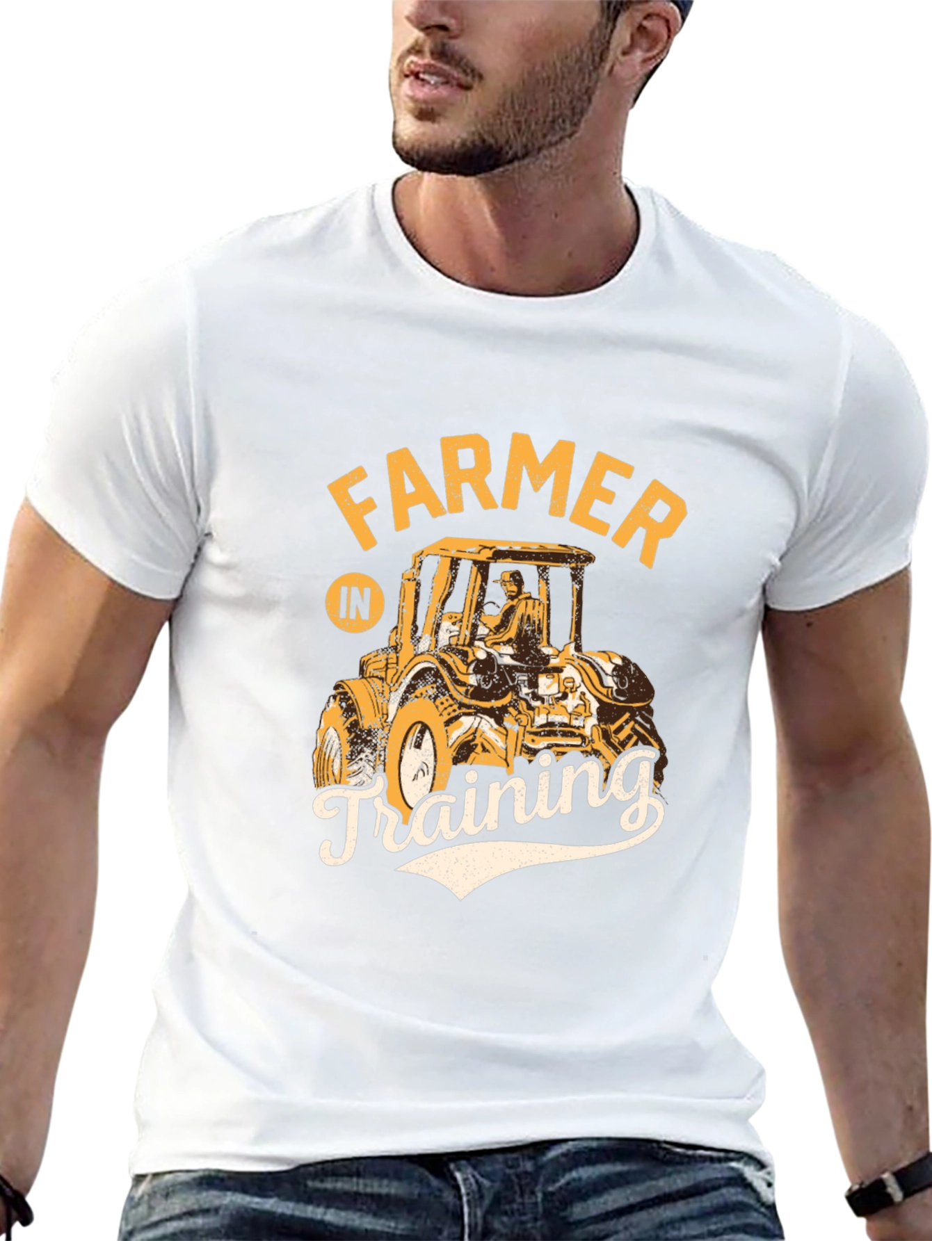 Farmer in Training Black Graphic Tee