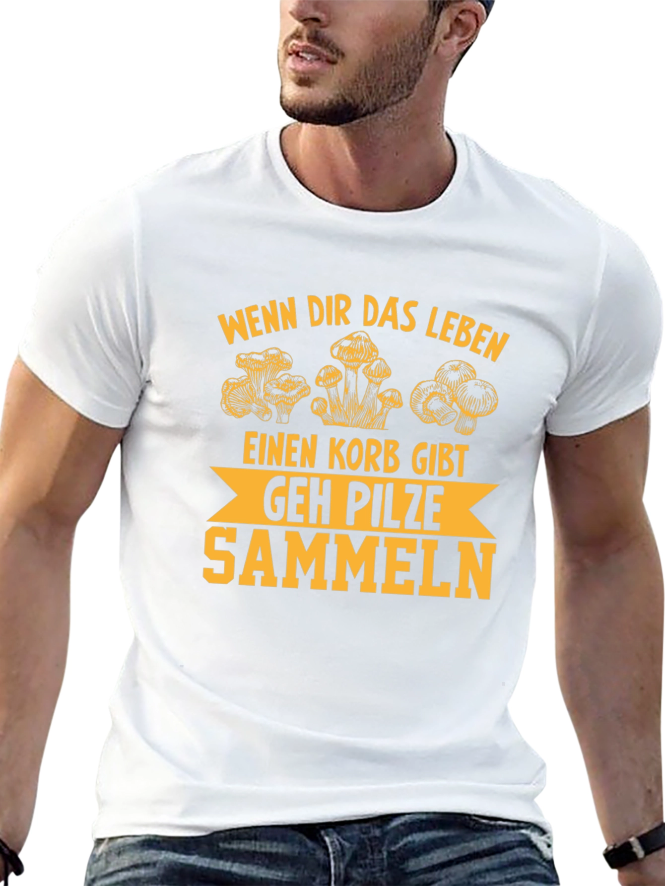 Mushroom Hunting T-Shirt - German Humor Tee