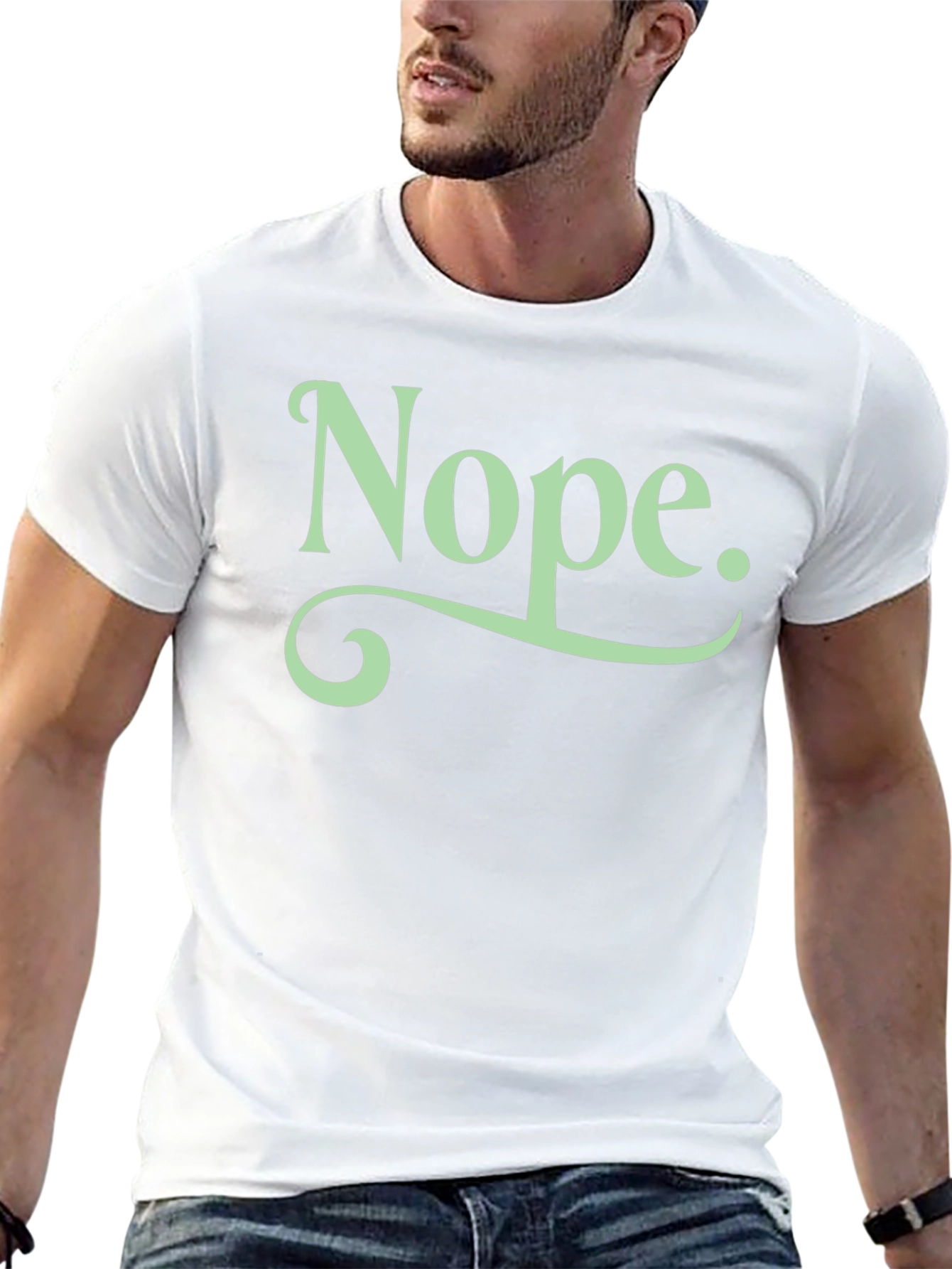 Nope Graphic Tee - Soft Cotton Unisex T-Shirt
